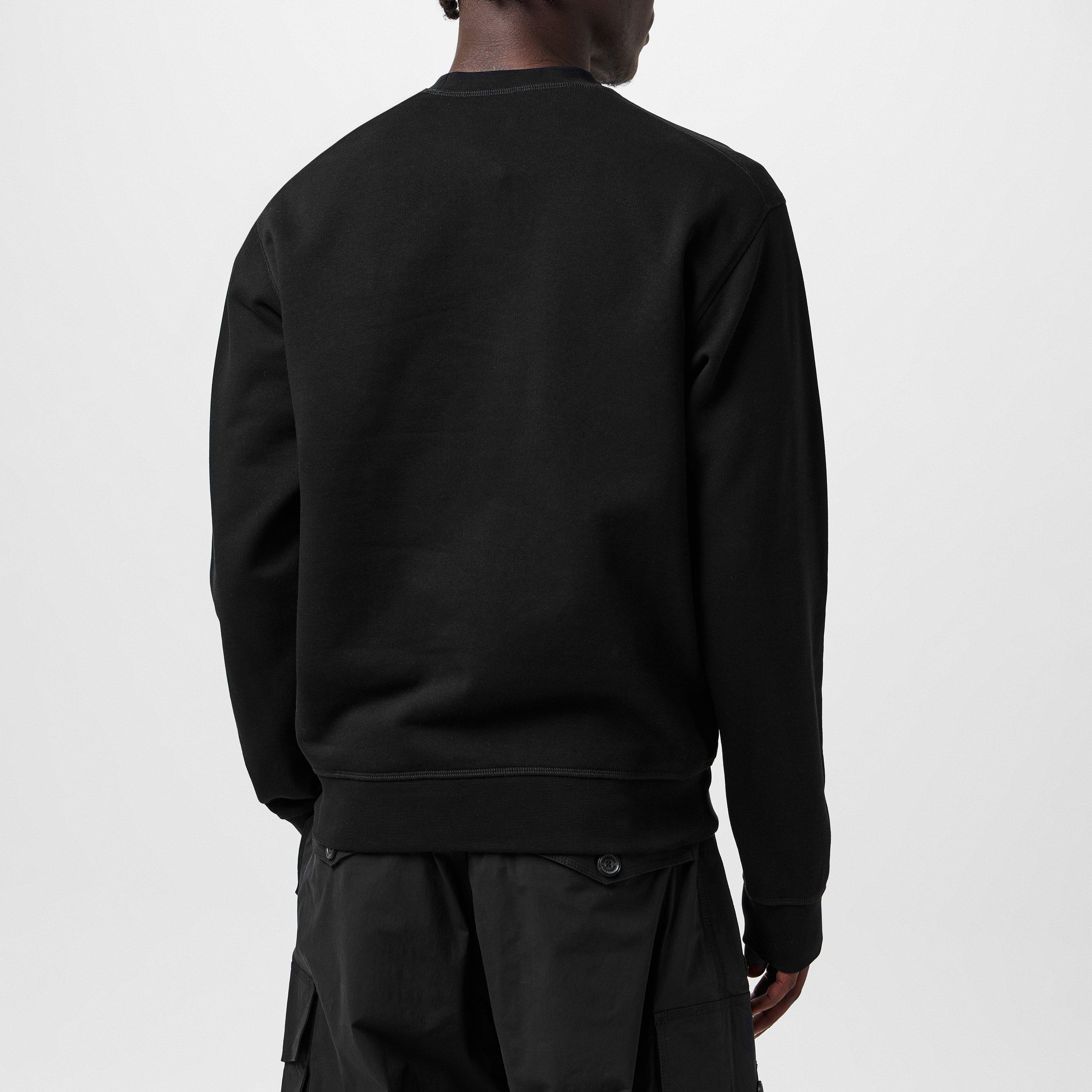 Black - DSquared2 - Logo Spray Cool Sweater - 4