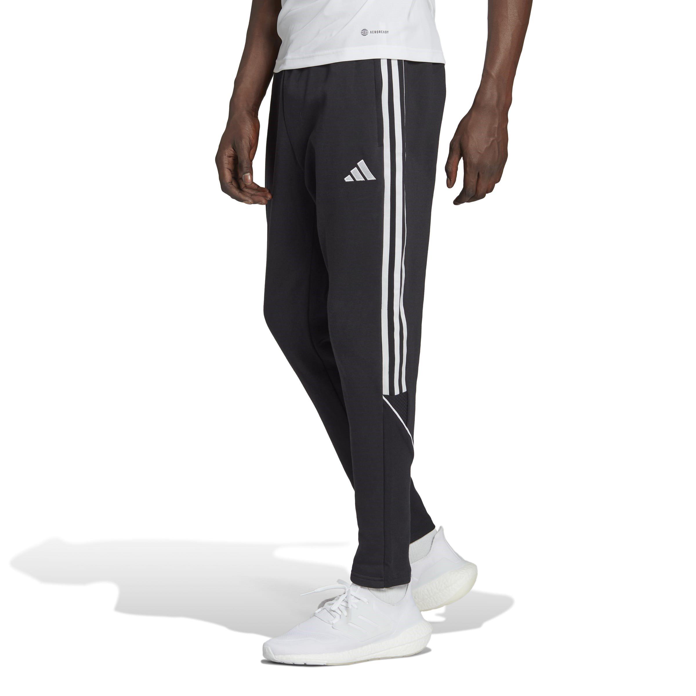 Black - adidas - Tiro 23 League Sweat Tracksuit Bottoms Mens - 5