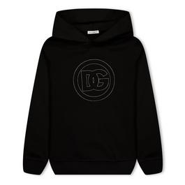 Dolce and Gabbana Logo Over The Head Hoodie Juniors