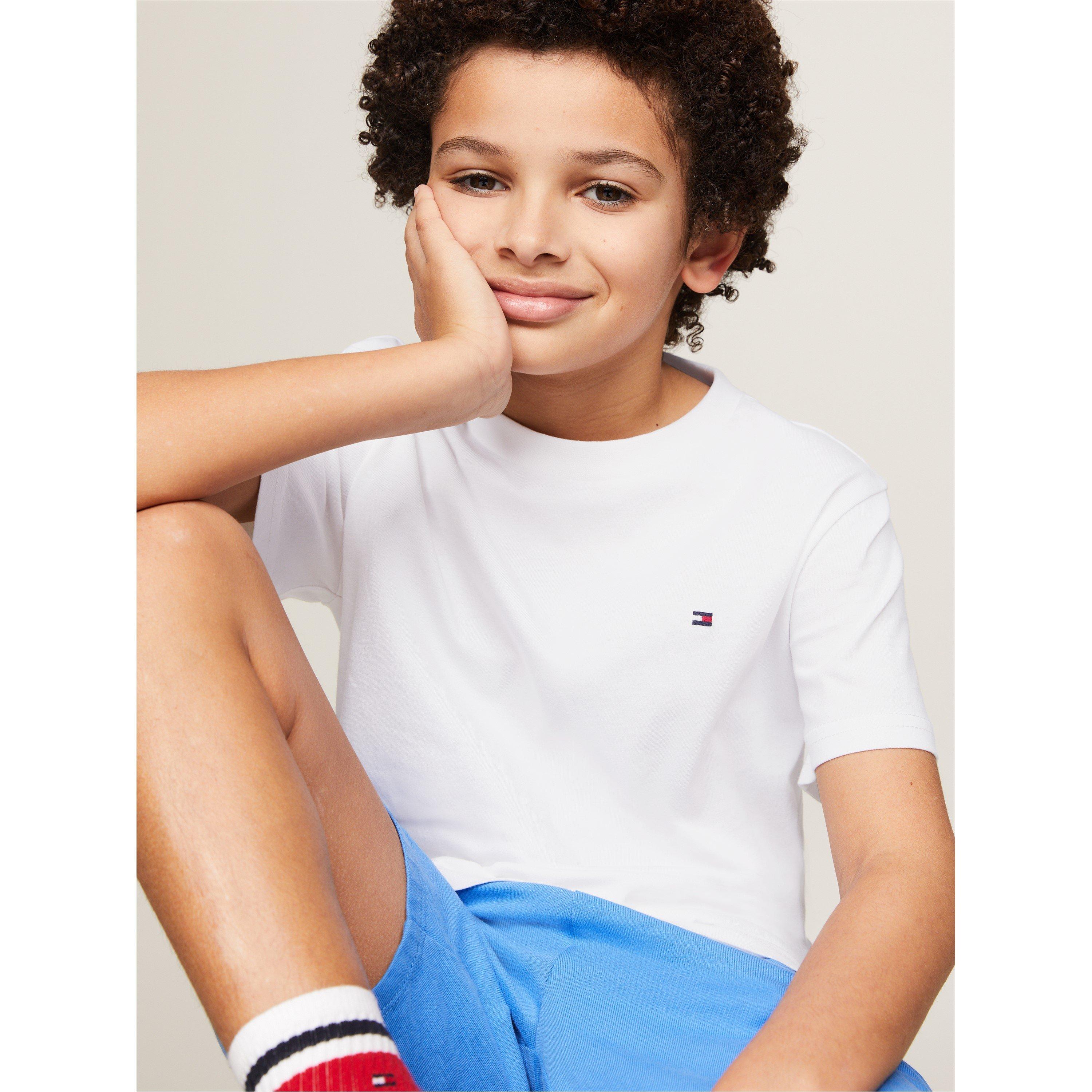 Wht/Desert 0S0 - Tommy Hilfiger - 2 pack of short sleeved T-Shirts - 1