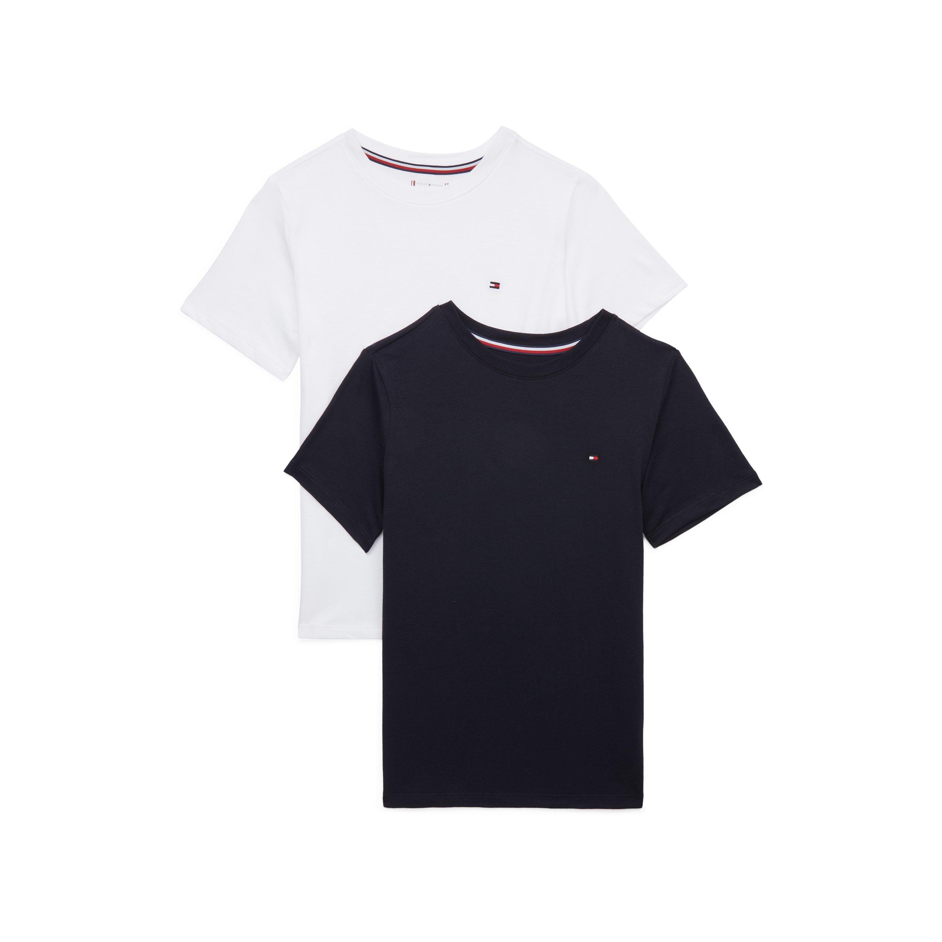 Wht/Desert 0S0 - Tommy Hilfiger - 2 pack of short sleeved T-Shirts - 4