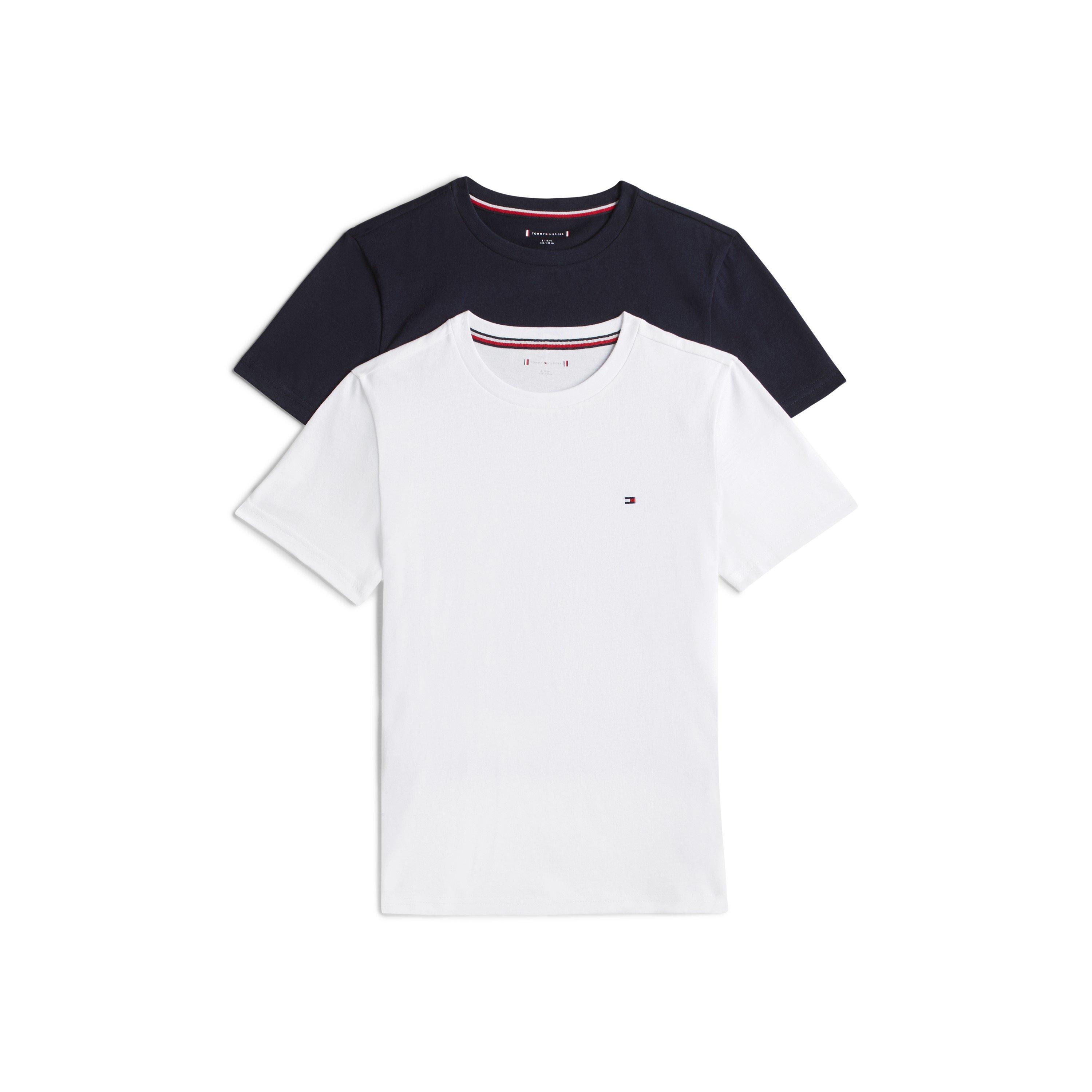 Wht/Desert 0S0 - Tommy Hilfiger - 2 pack of short sleeved T-Shirts - 5