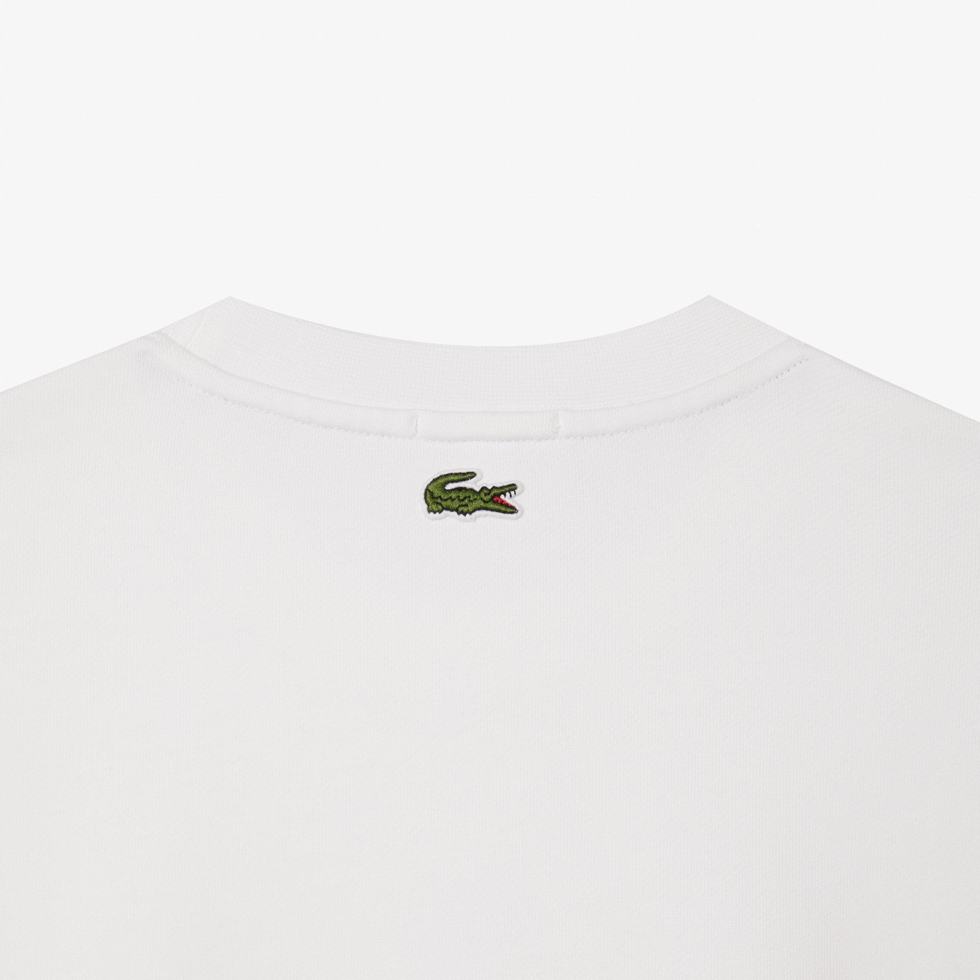 White - Lacoste - Vintage Style Sweatshirt - 7