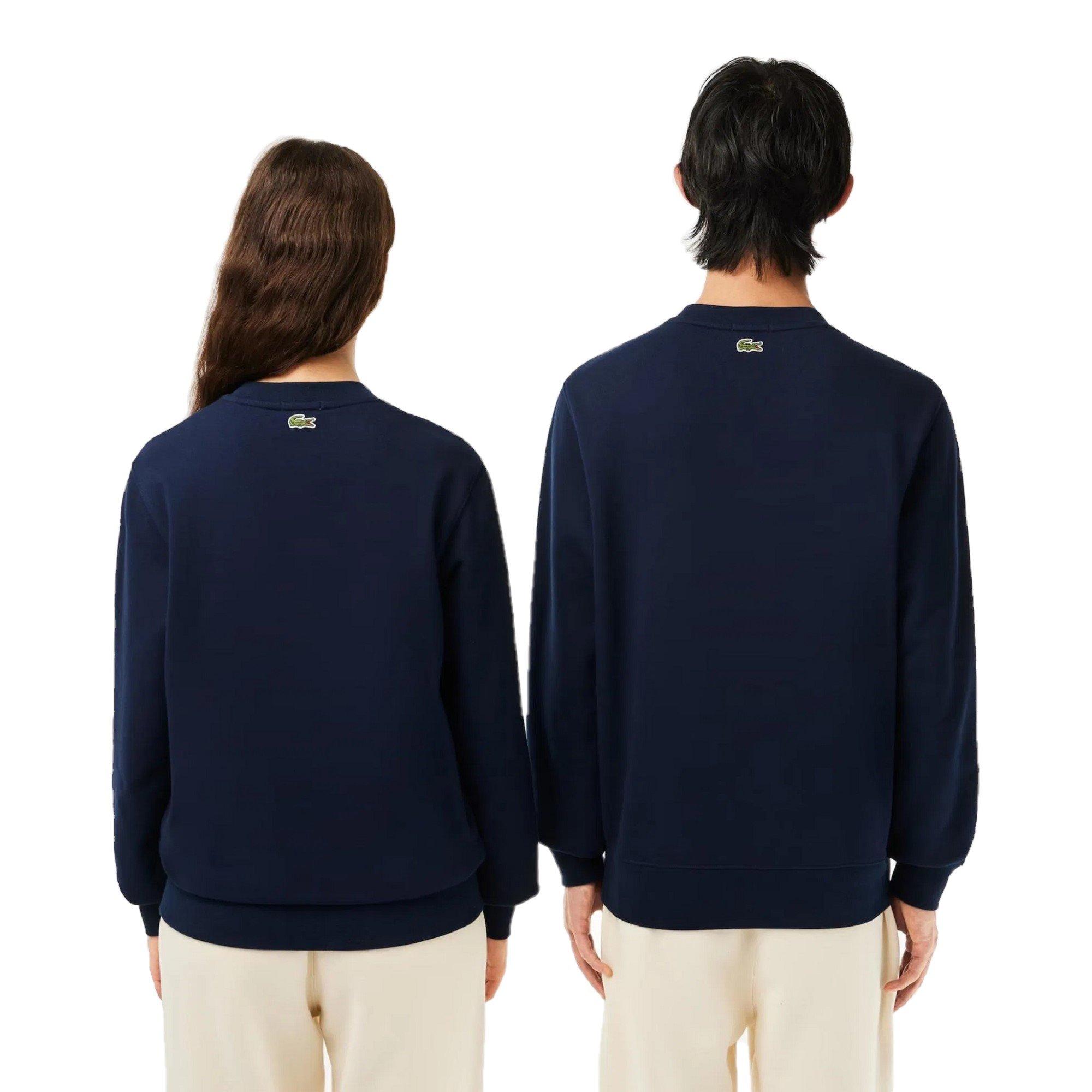 Navy Blue - Lacoste - Vintage Style Sweatshirt - 2