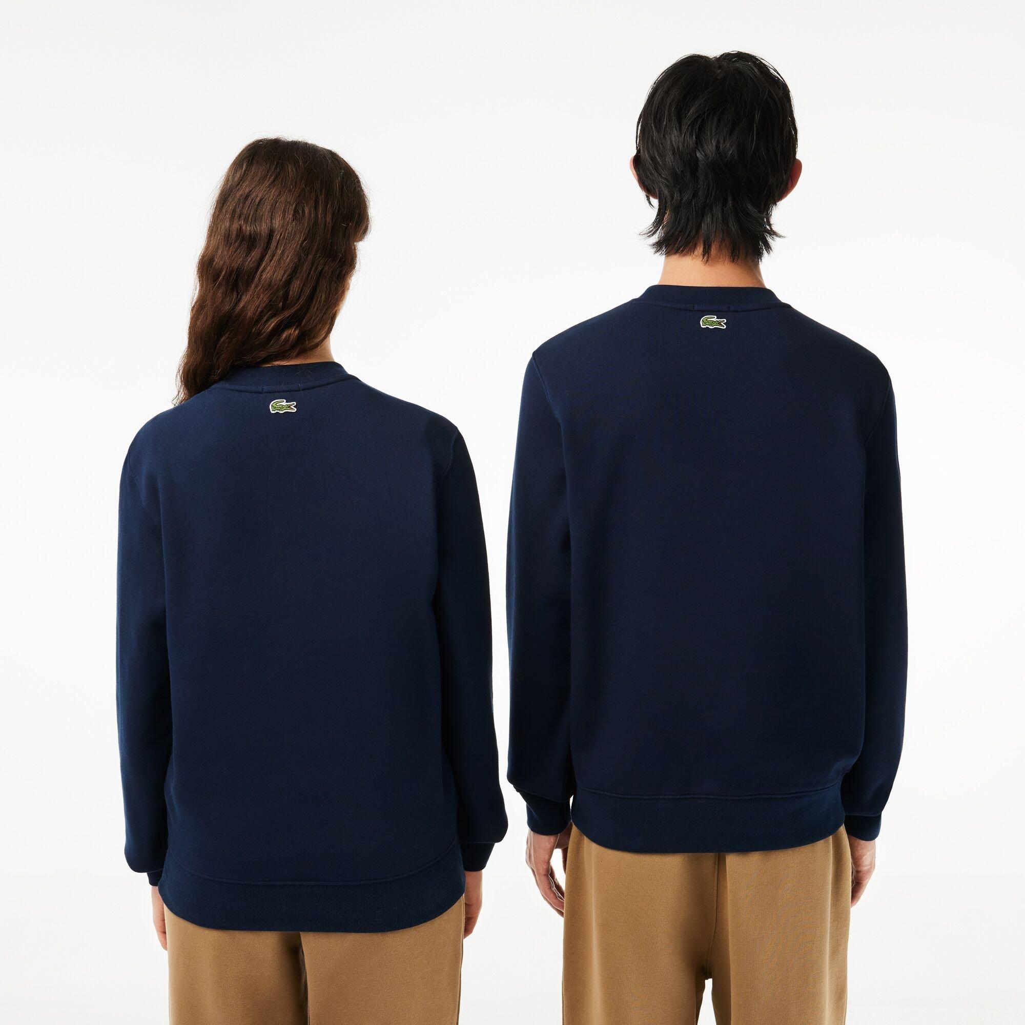 Navy Blue - Lacoste - Crocodile Sweatshirt - 4