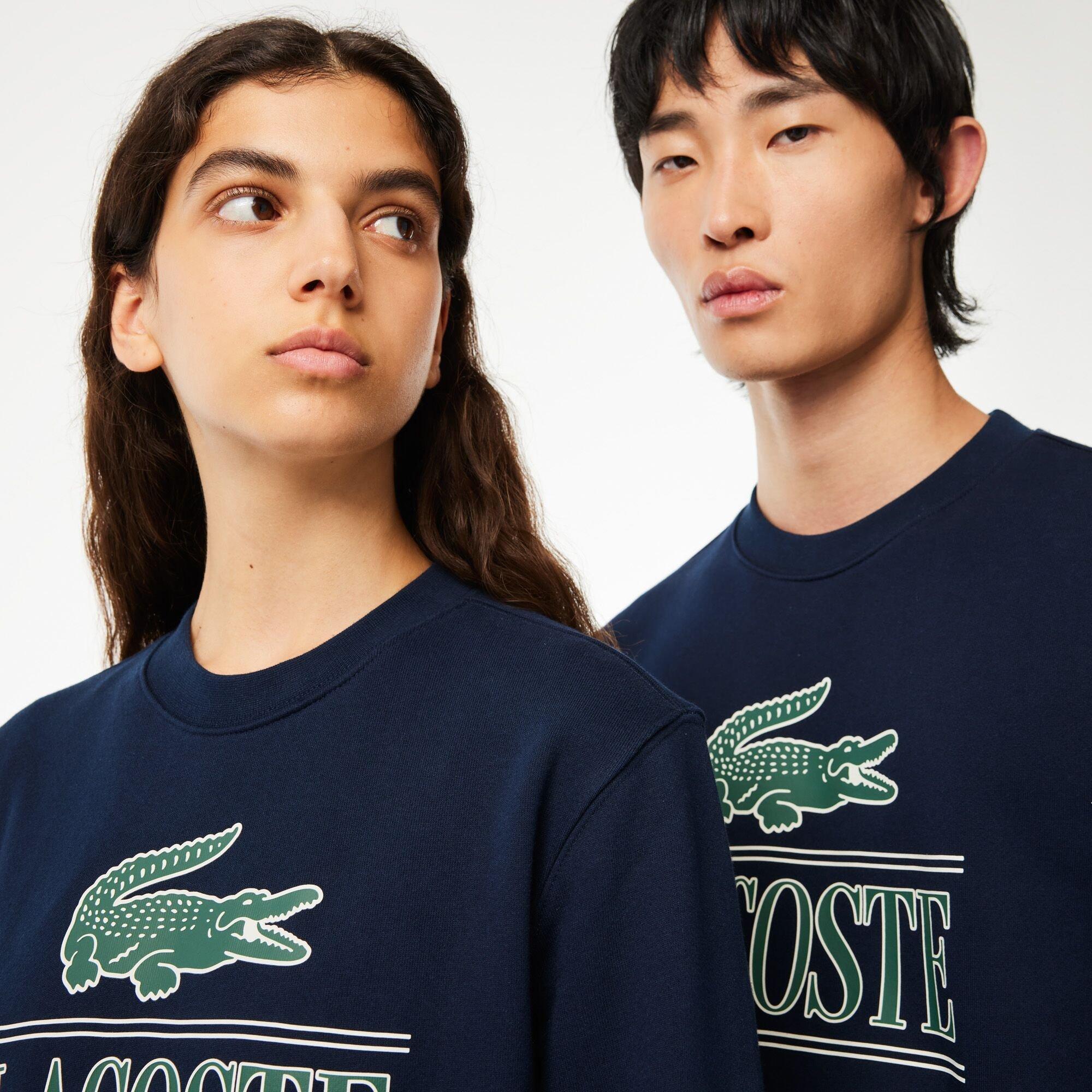 Navy Blue - Lacoste - Crocodile Sweatshirt - 5