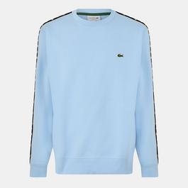 Lacoste Stripe Logo Sweatshirt