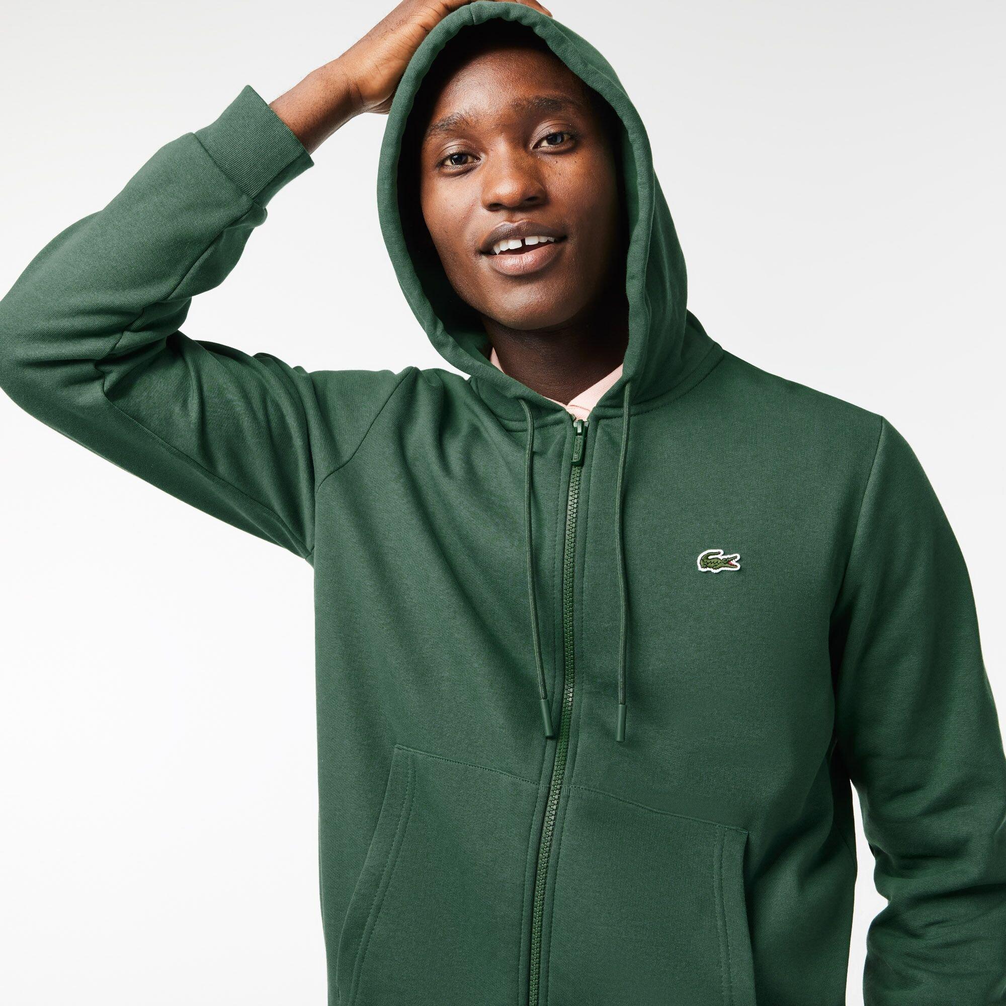 Sequoia - Lacoste - Men's Zipped Fleece Hoodie - 2