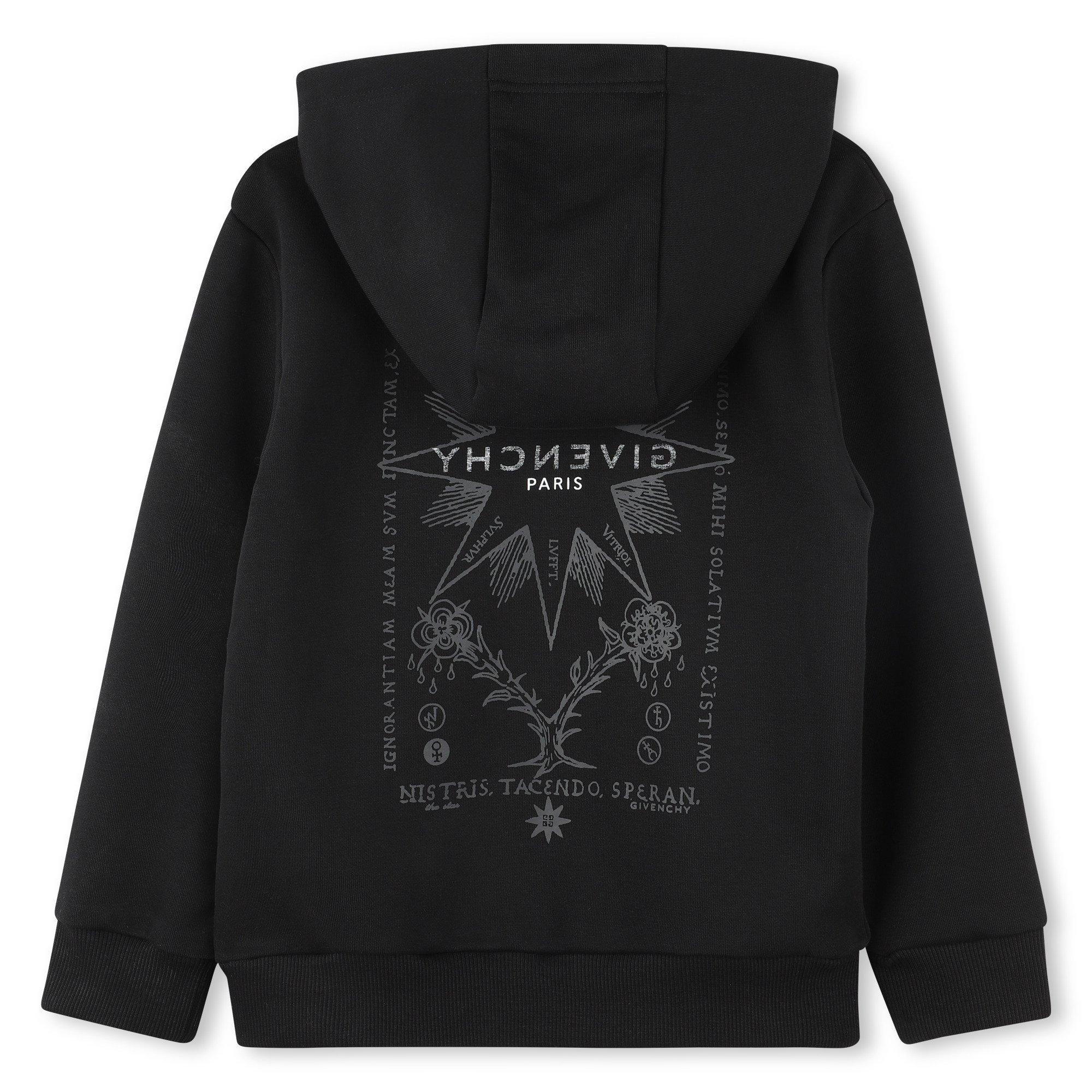 Black 09B - GIVENCHY - Logo Hoodie Juniors - 2