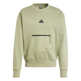 adidas City Escape Fleece Sweatshirt Mens