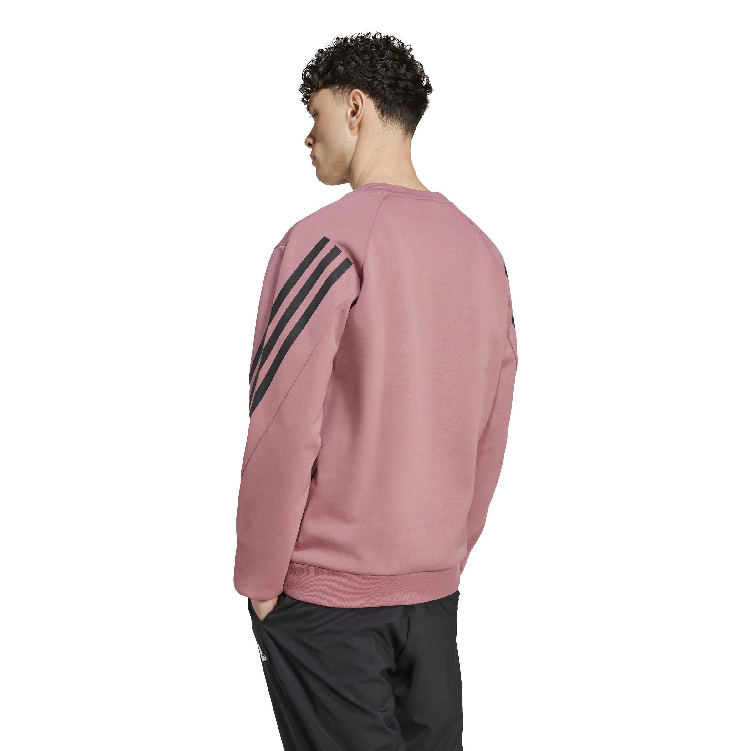 Adidas pink crew neck best sale