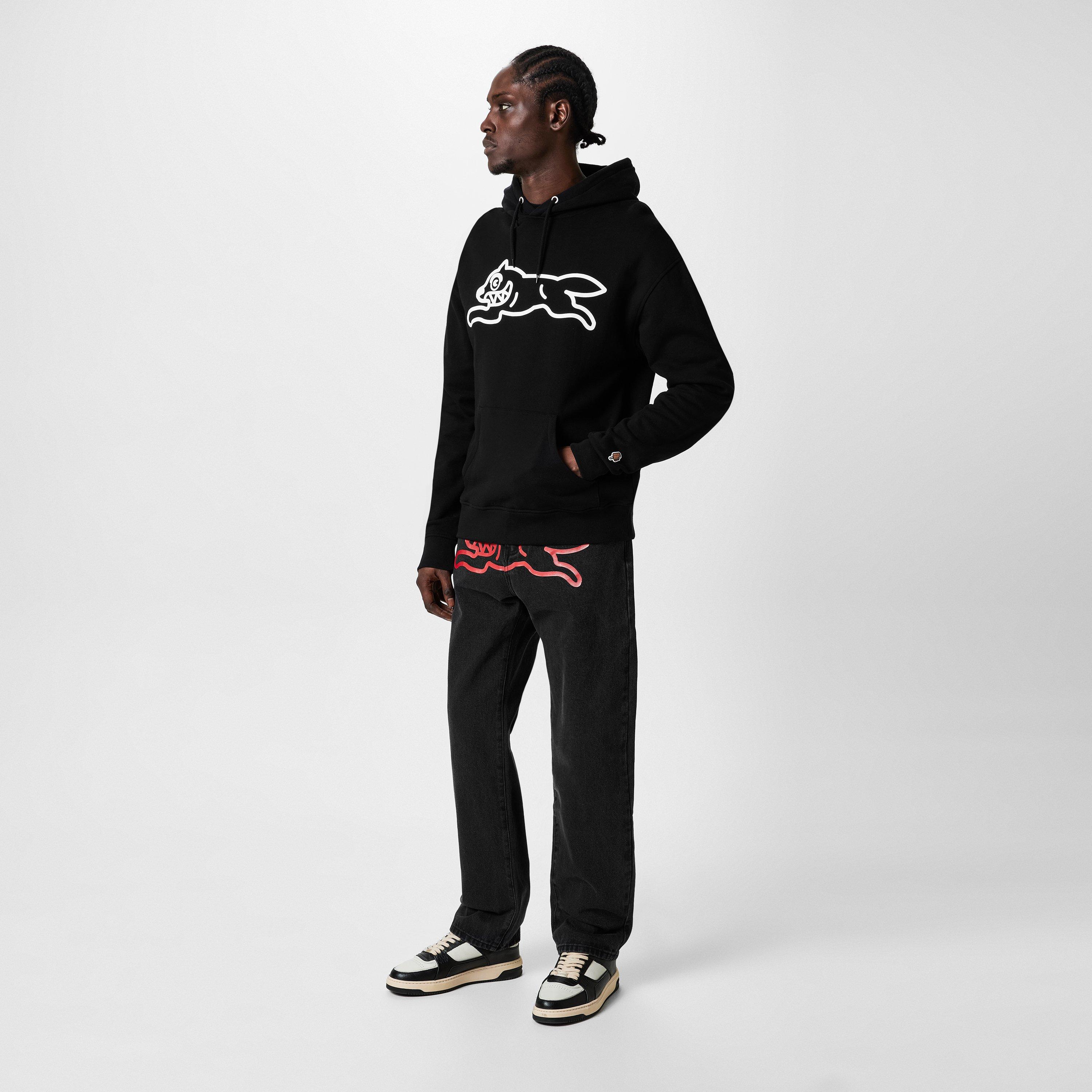 Black - ICECREAM - Men's Run Dog Hoodie - 4