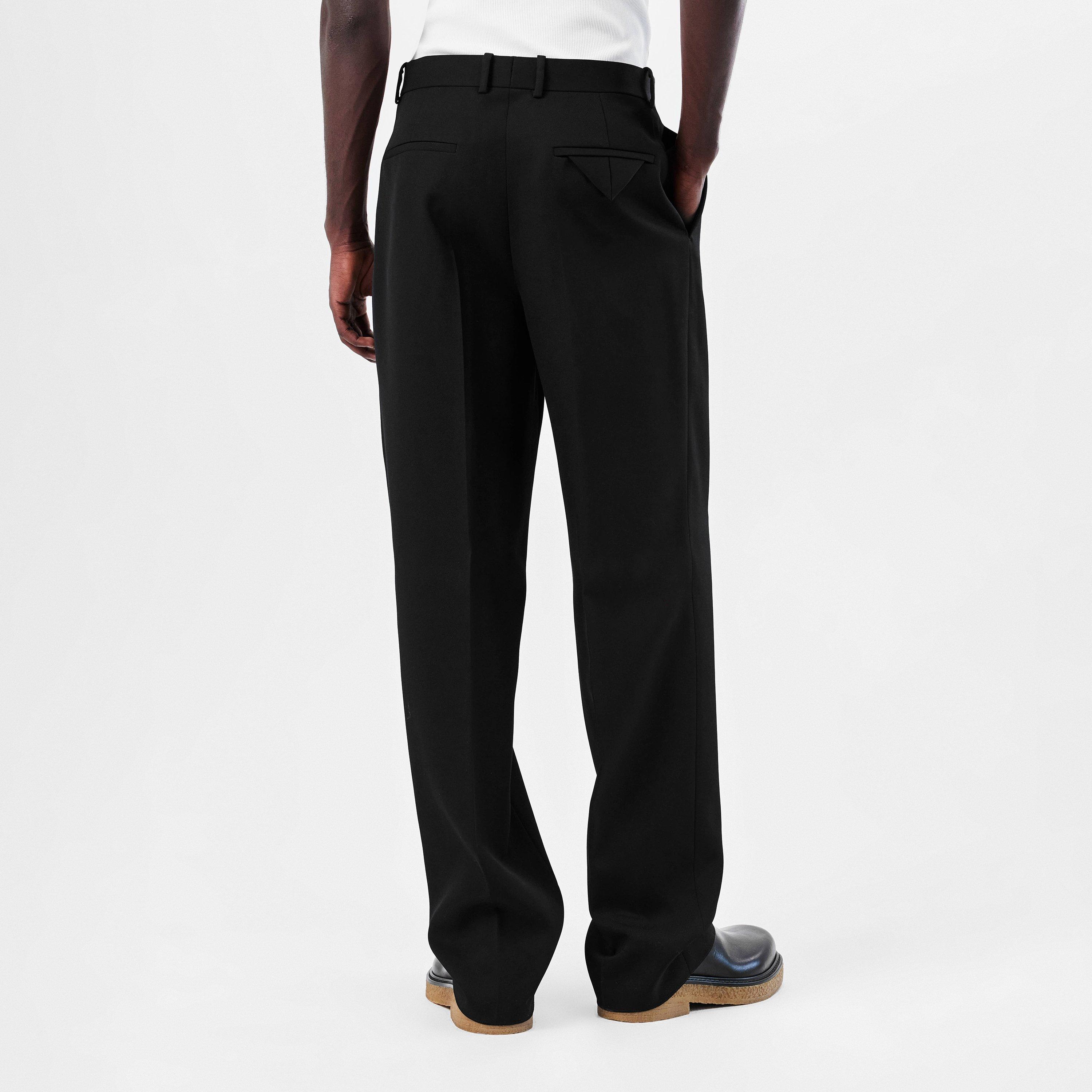 Black - Bottega Veneta - Twill Trousers - 4