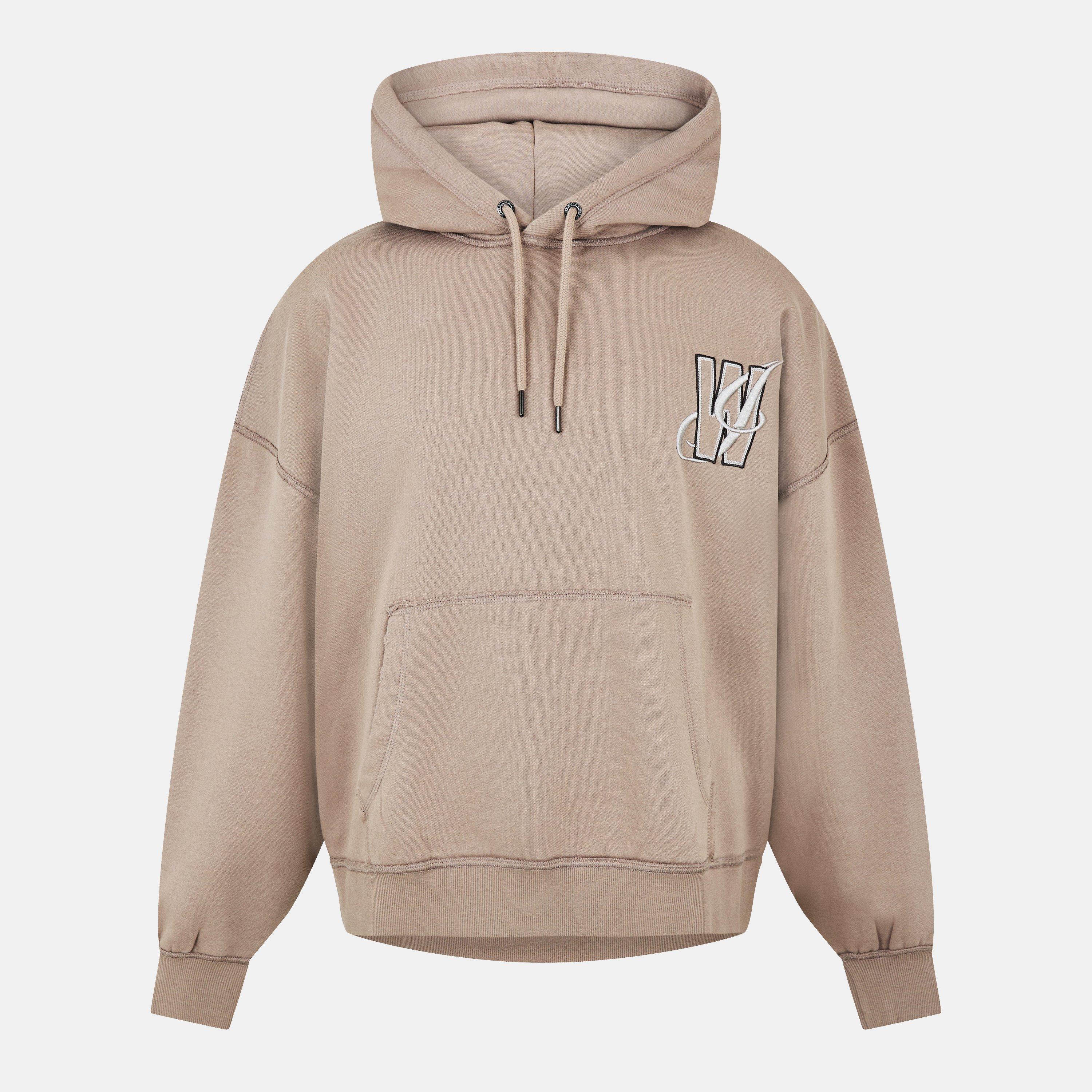 Jack Wills Men's Jw Drawstring Kangaroo Pocket Hoodie - Moon Rock - S