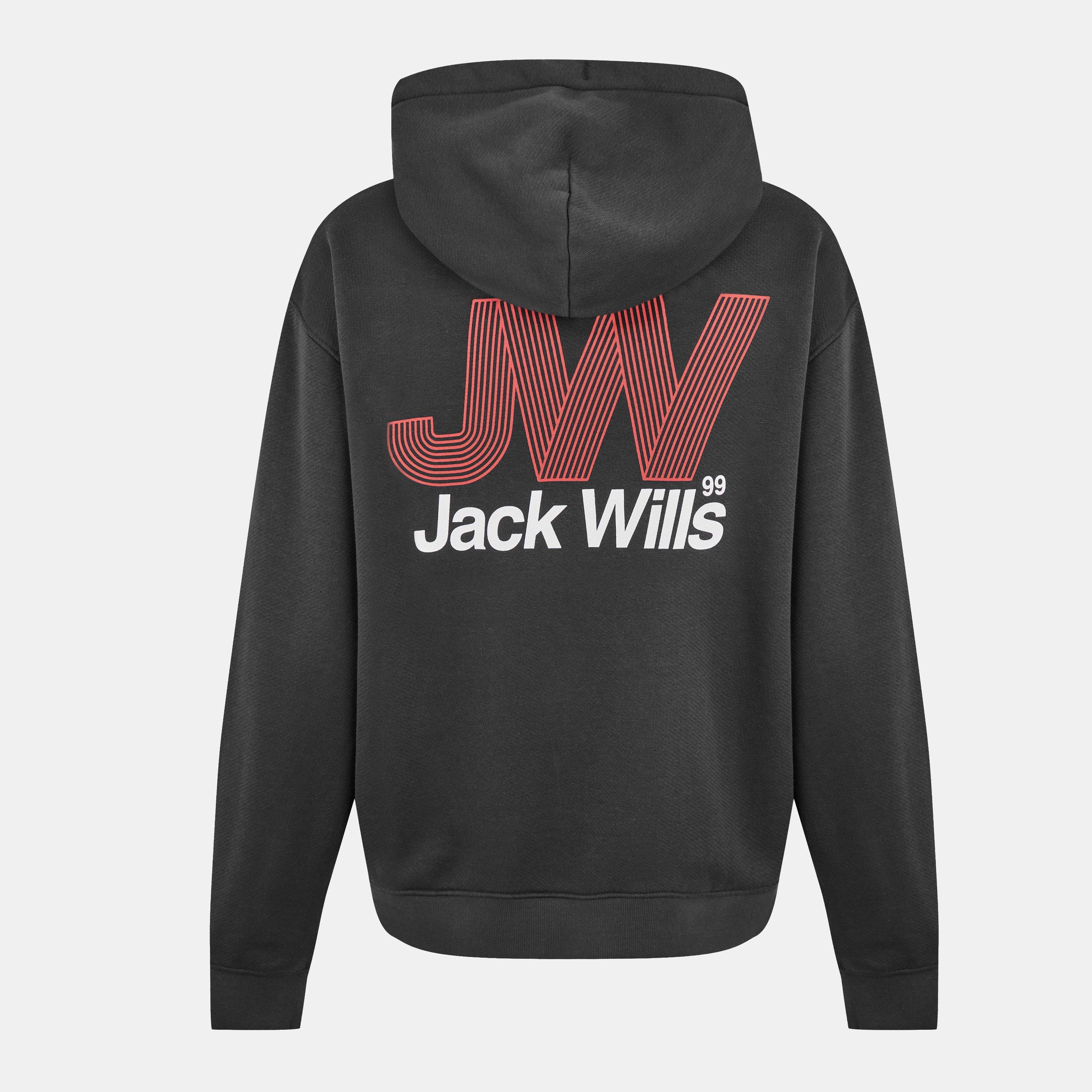 Forged Iron - Jack Wills - JW Blur Graphic Hoodie - 2