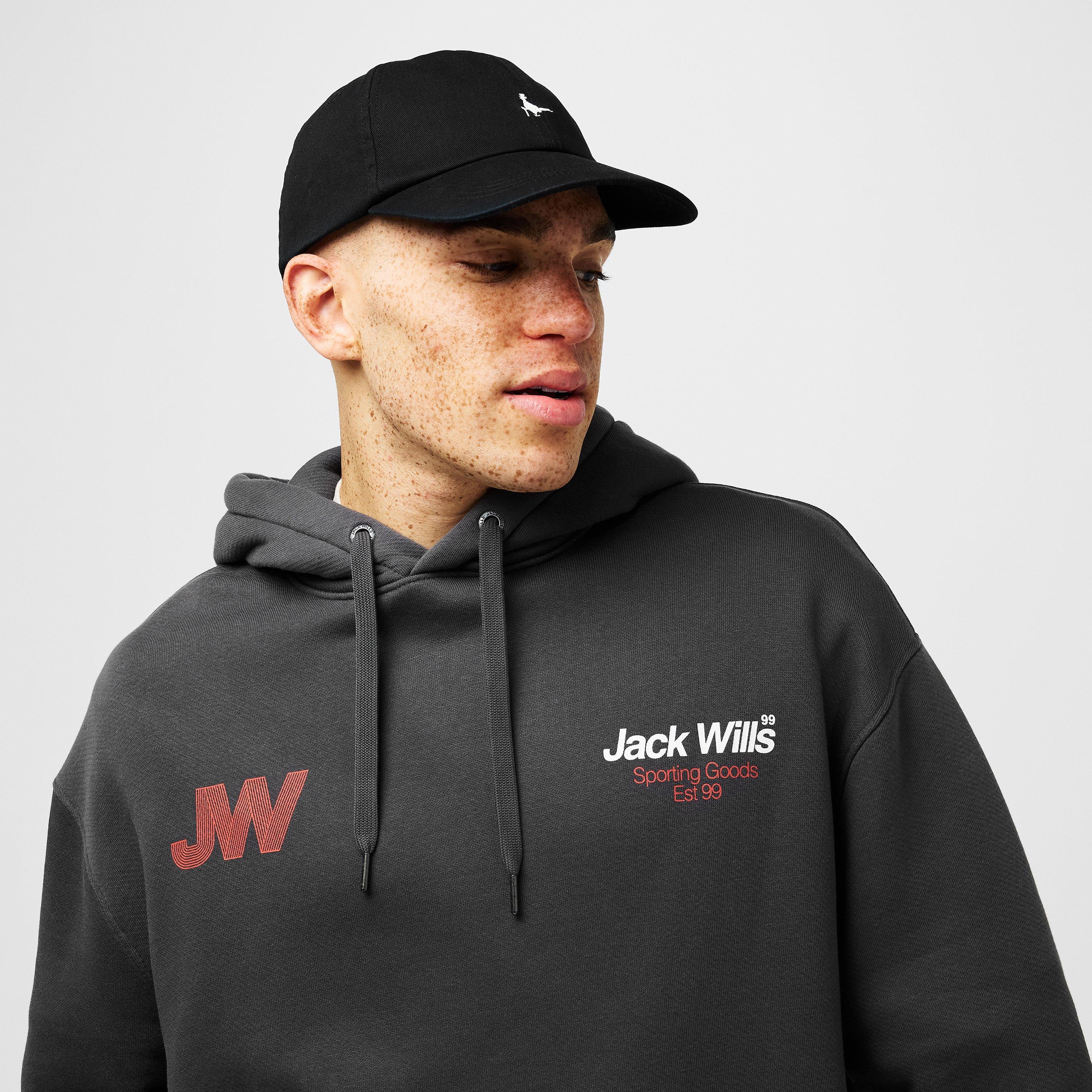 Forged Iron - Jack Wills - JW Blur Graphic Hoodie - 3