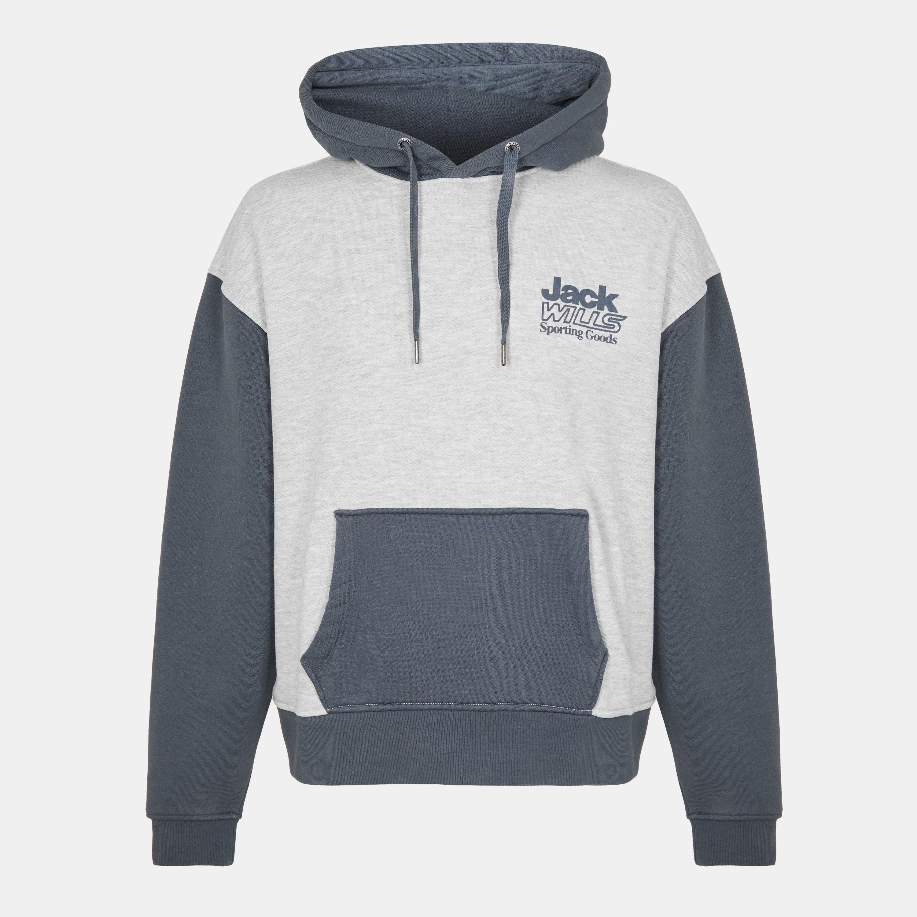 Ice Marl - Jack Wills - Men's JW Outline Hoodie - 1