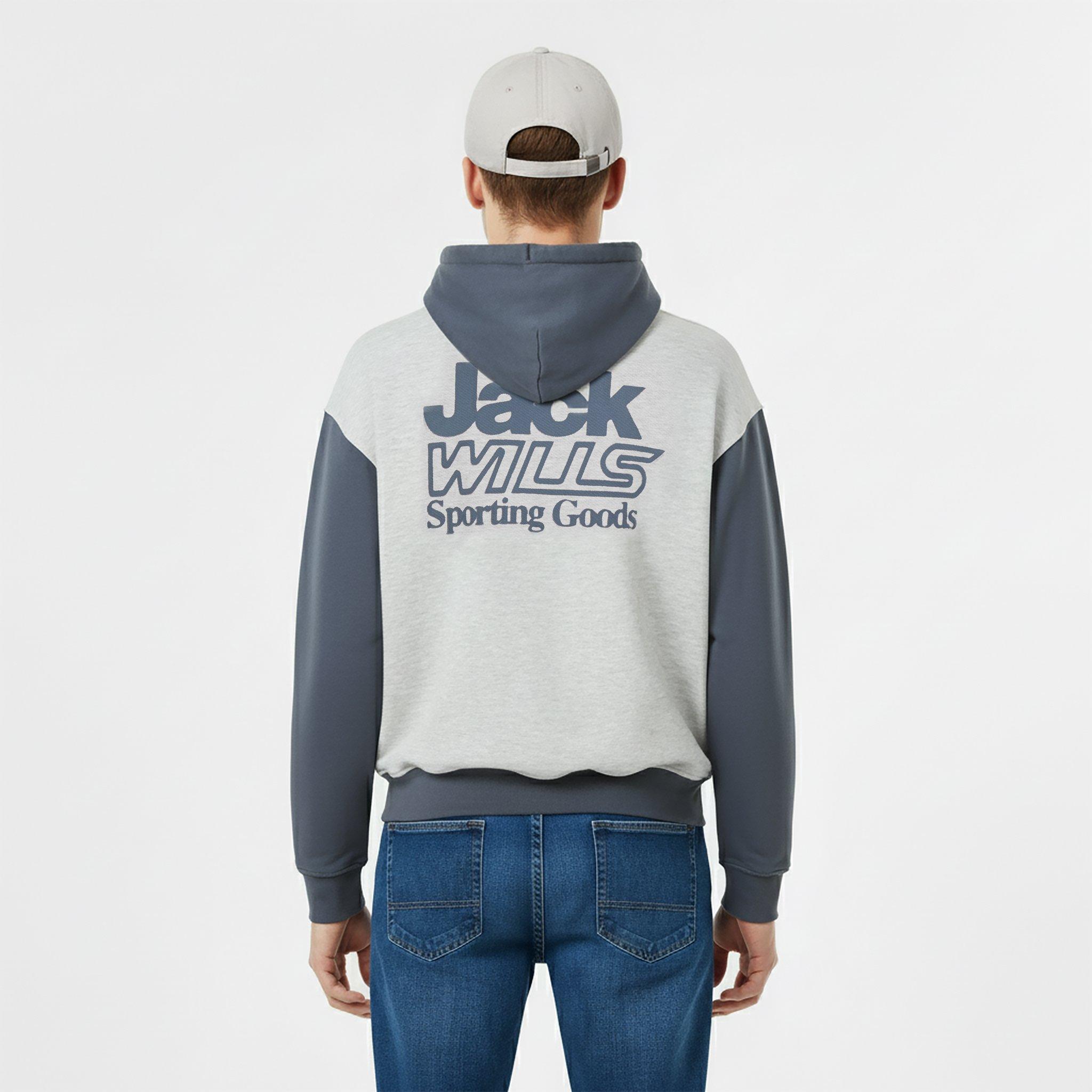 Ice Marl - Jack Wills - Men's JW Outline Hoodie - 4