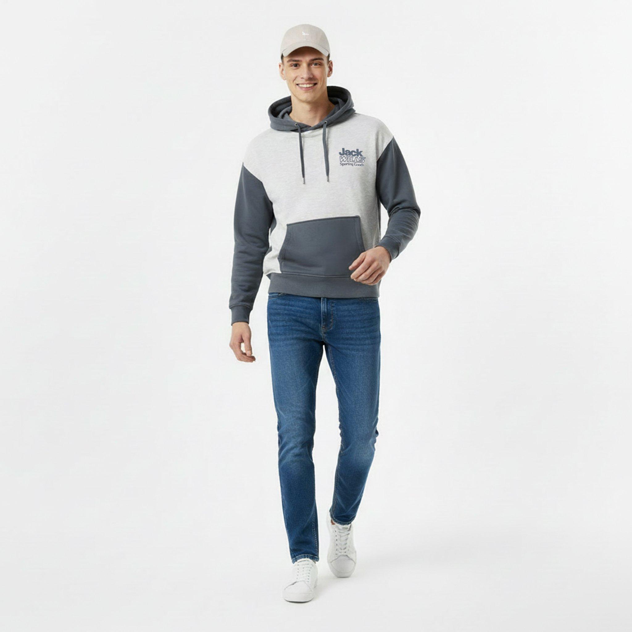 Ice Marl - Jack Wills - Men's JW Outline Hoodie - 5