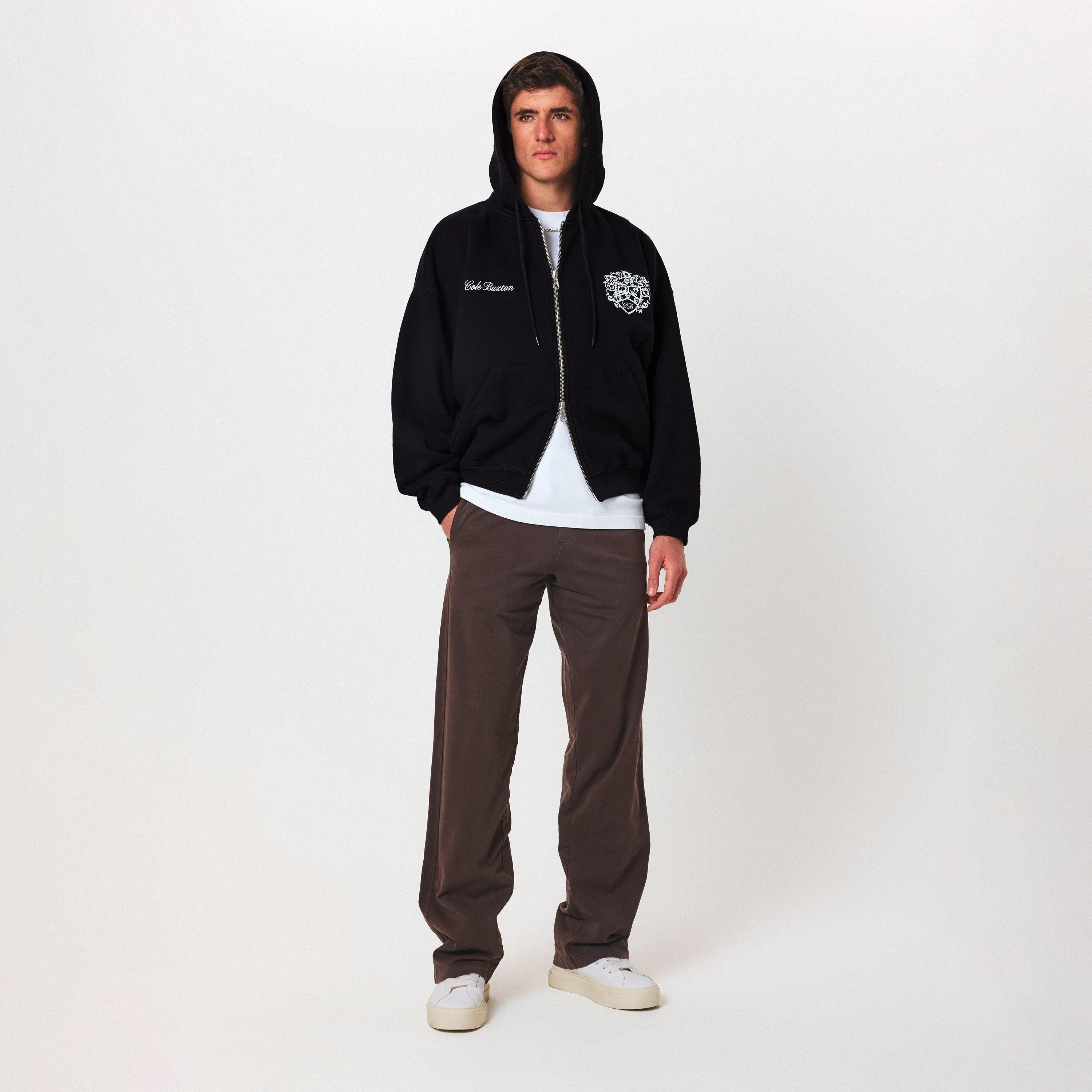 Black - Cole Buxton - Men's Colligate Zip Hoodie - 6