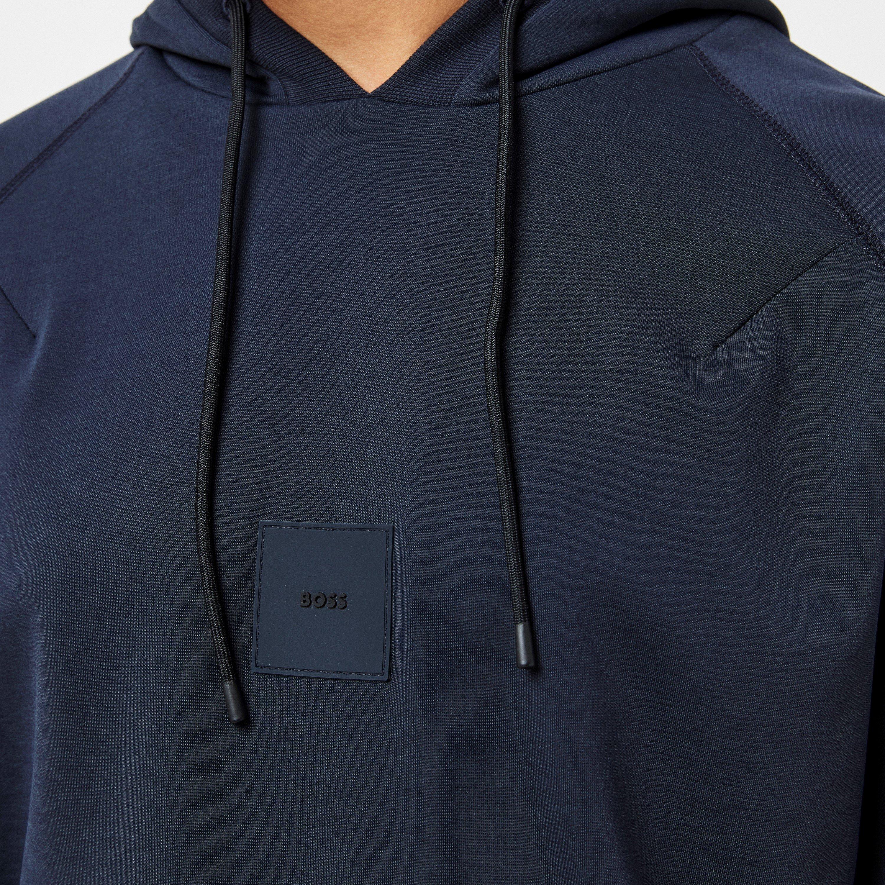 Dark Blue 402 - Boss - Men's HBG Soody Rib Design Hoodie - 5