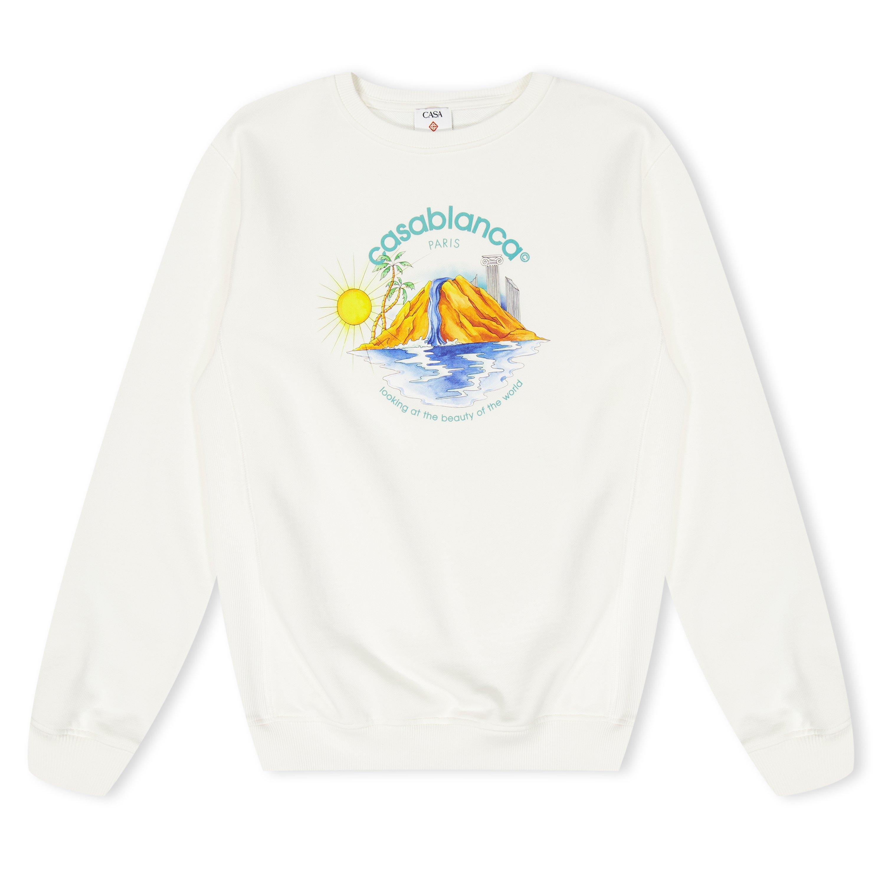 Casablanca Unisex Kids' Oasis Logo Crew Sweatshirt