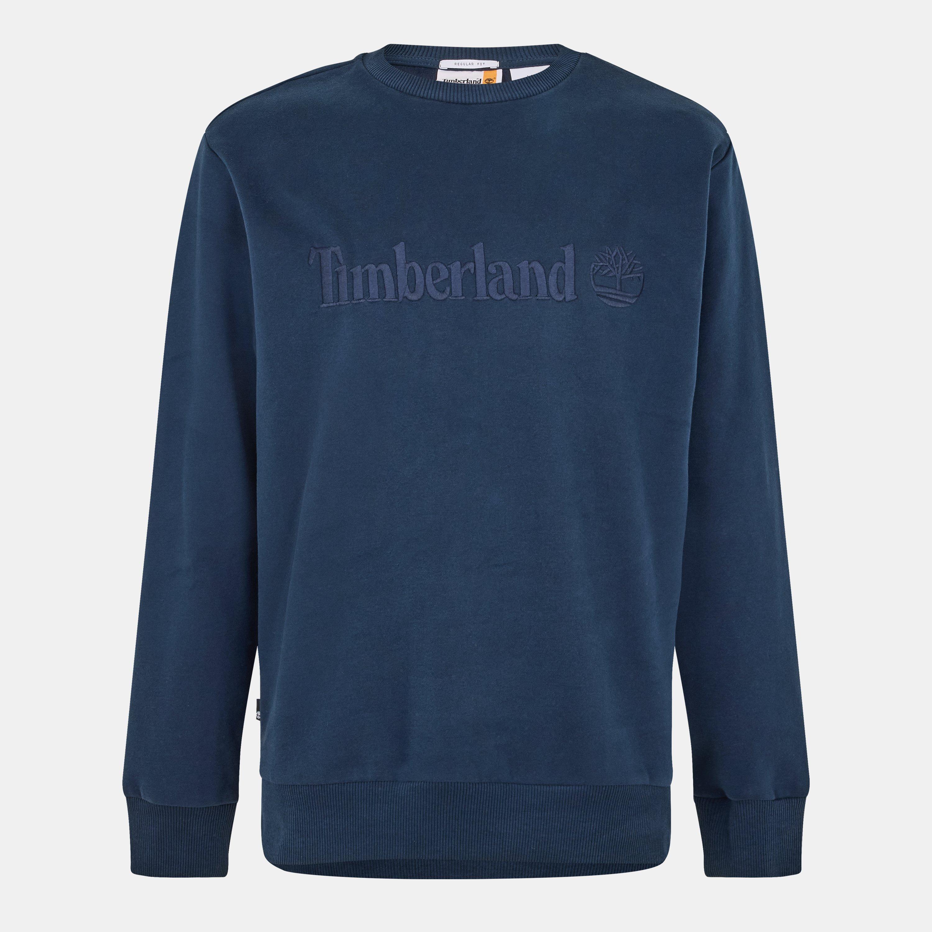 Dark Sapphire - Timberland - Men's Dark Denim Crew Sweatshirt - 1