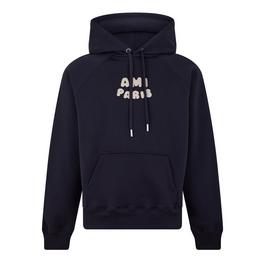 Ami Paris Crochet Hoodie