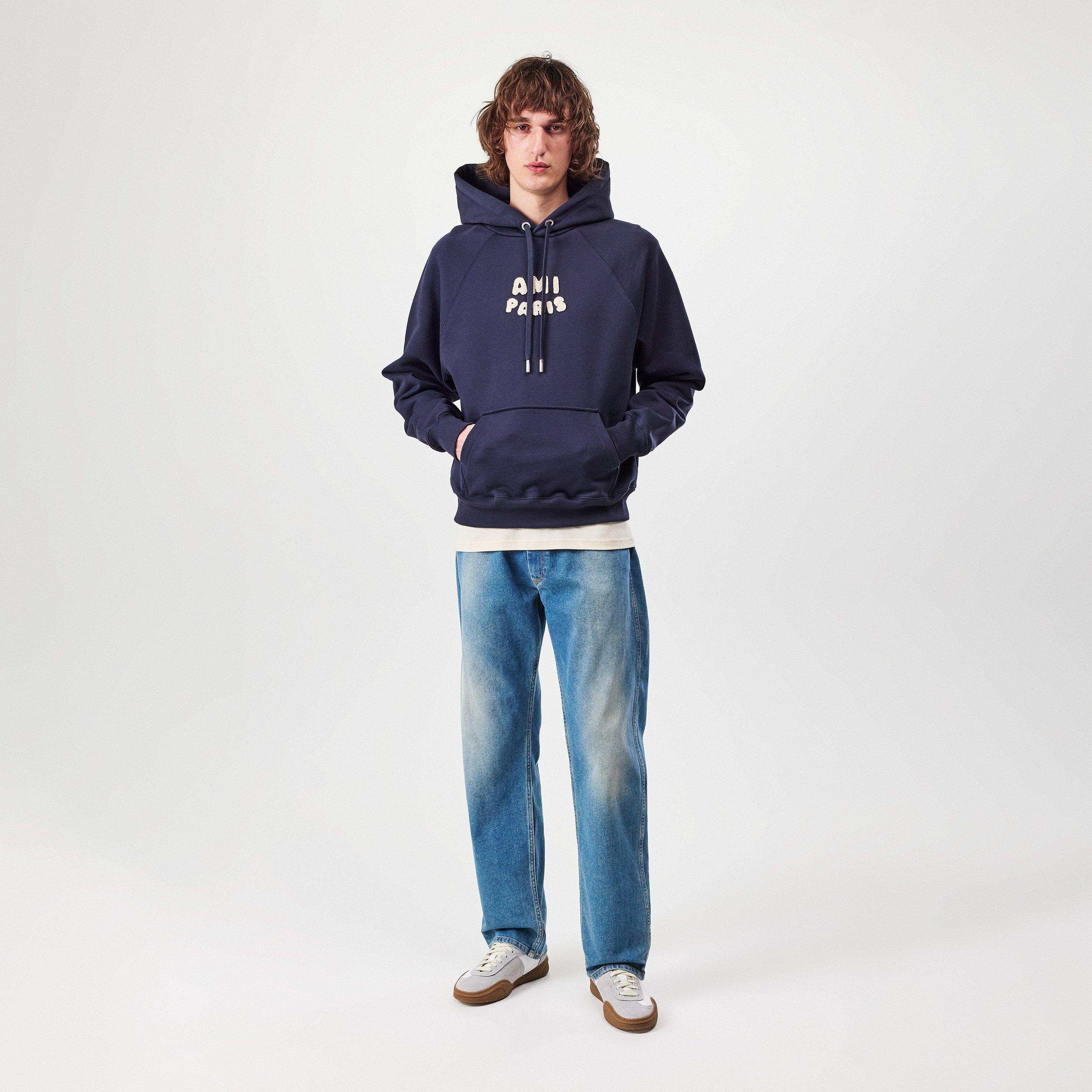 パーカー・フーディ AMI PARIS SS25 HOODIE LOGO (USW275747 4011) Ami Paris | Logo Hoodie | OTH Hoodies | Cruise Fashion