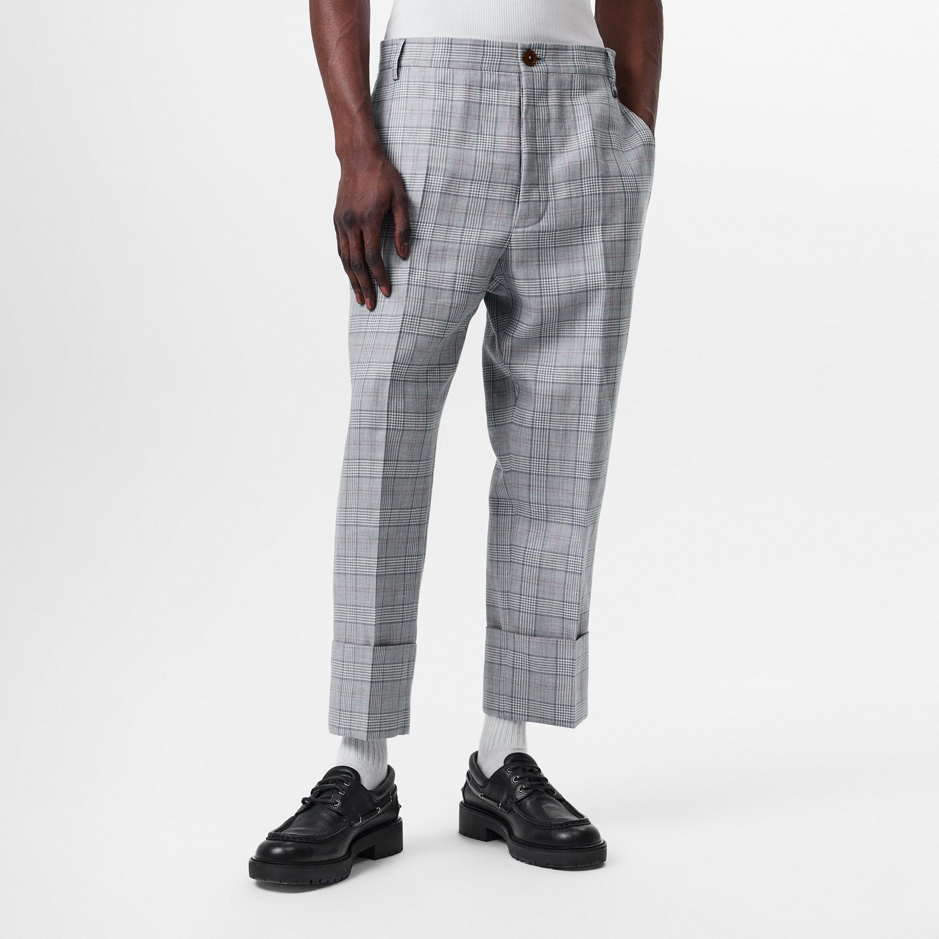 Multi - Vivienne Westwood - Men's Cropped George Straight Leg Trouser - 3