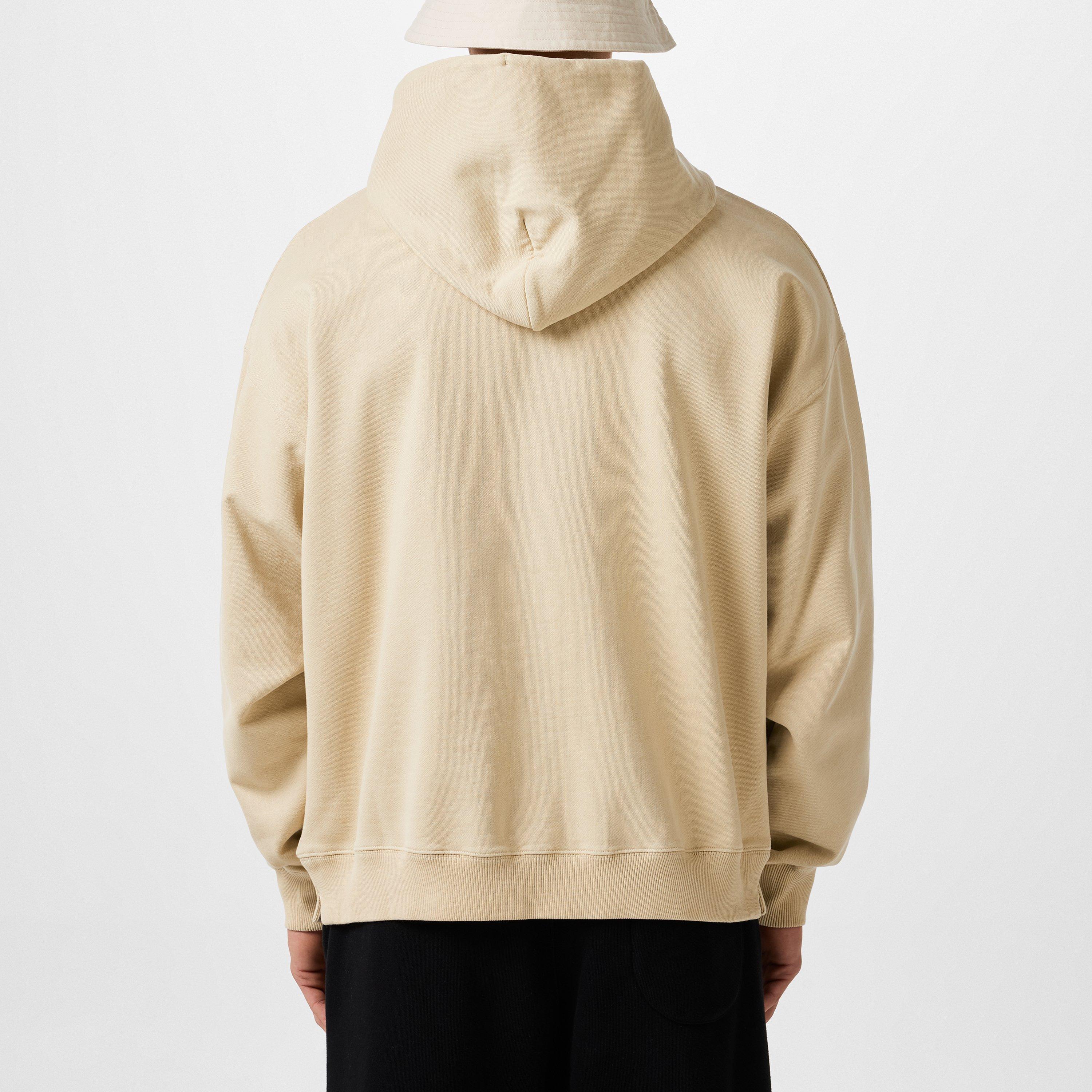 Beige - Off White - Men's  Script Hoodie, Logo Hoodie - 3