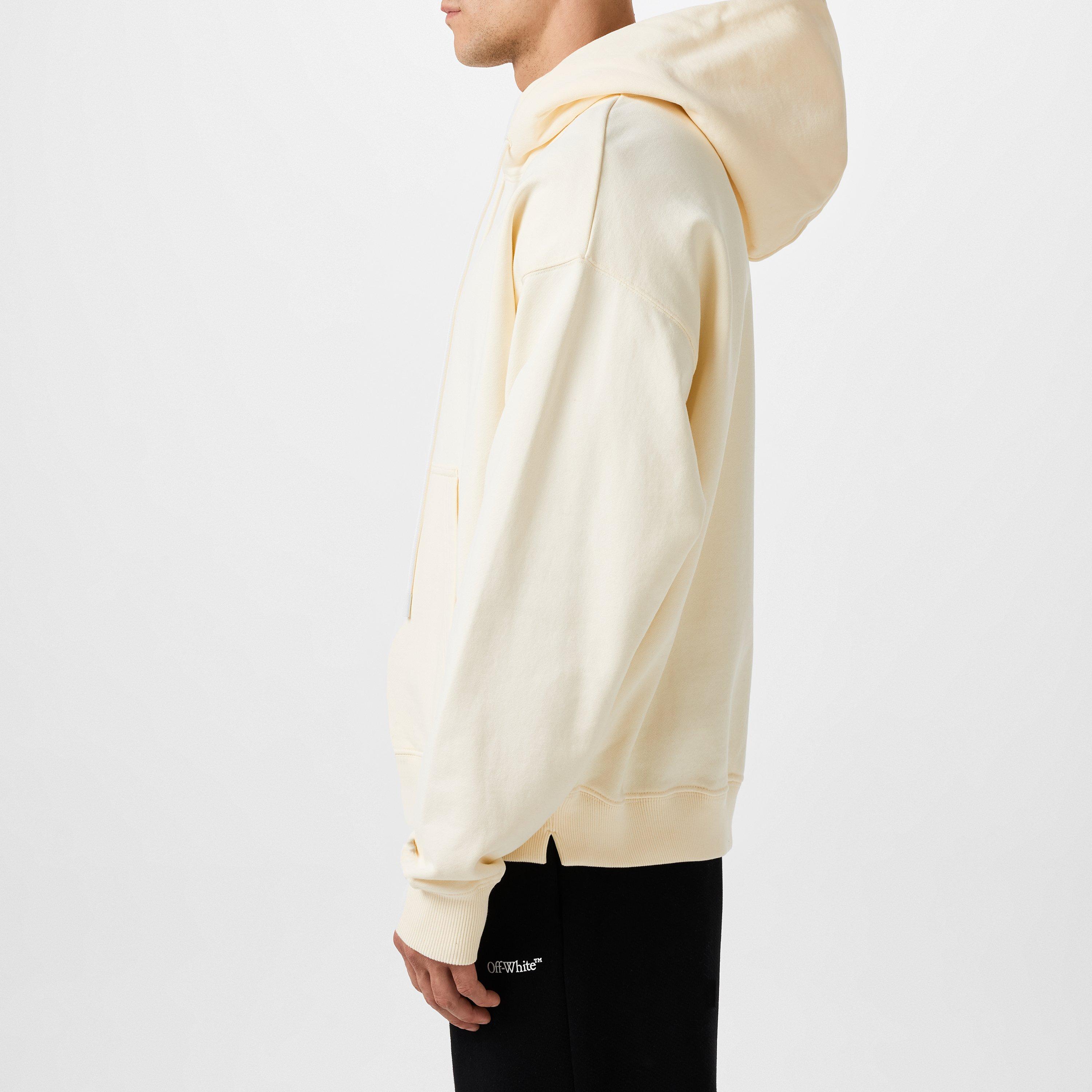 Ivory - Off White - Men's  Script Hoodie, Logo Hoodie - 2