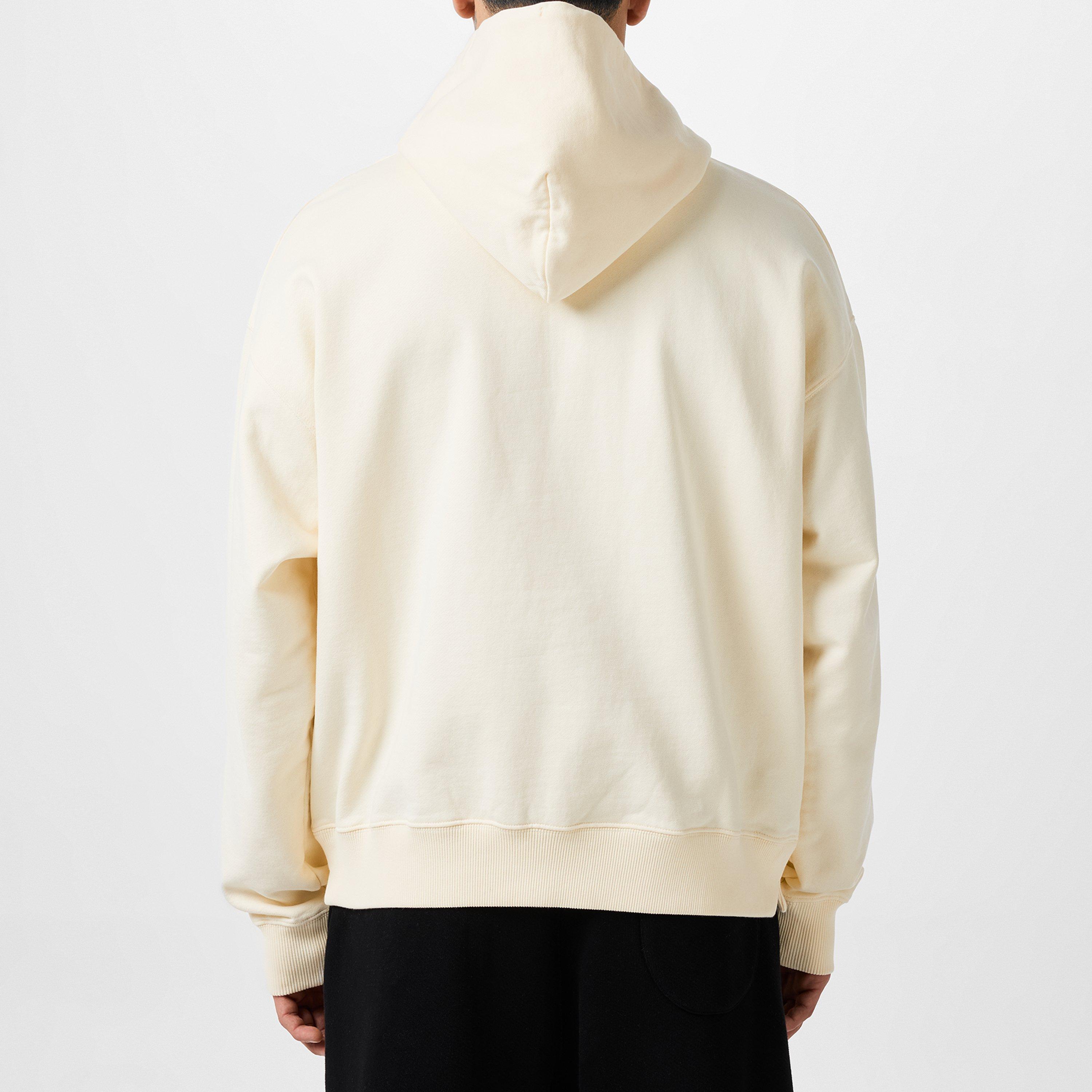 Ivory - Off White - Men's  Script Hoodie, Logo Hoodie - 3