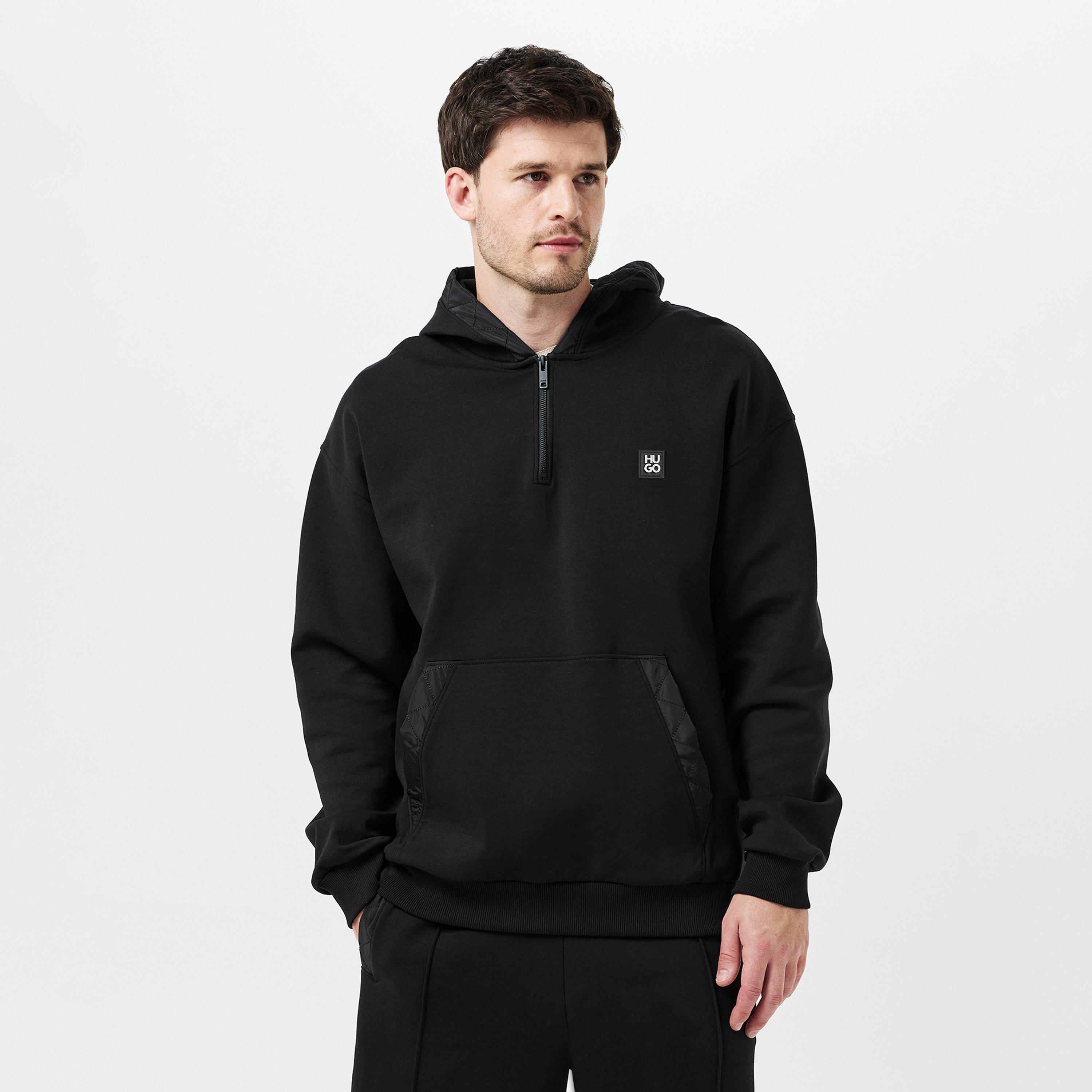 Black 001 - Hugo - Men's Dokmani Hoodie - 3