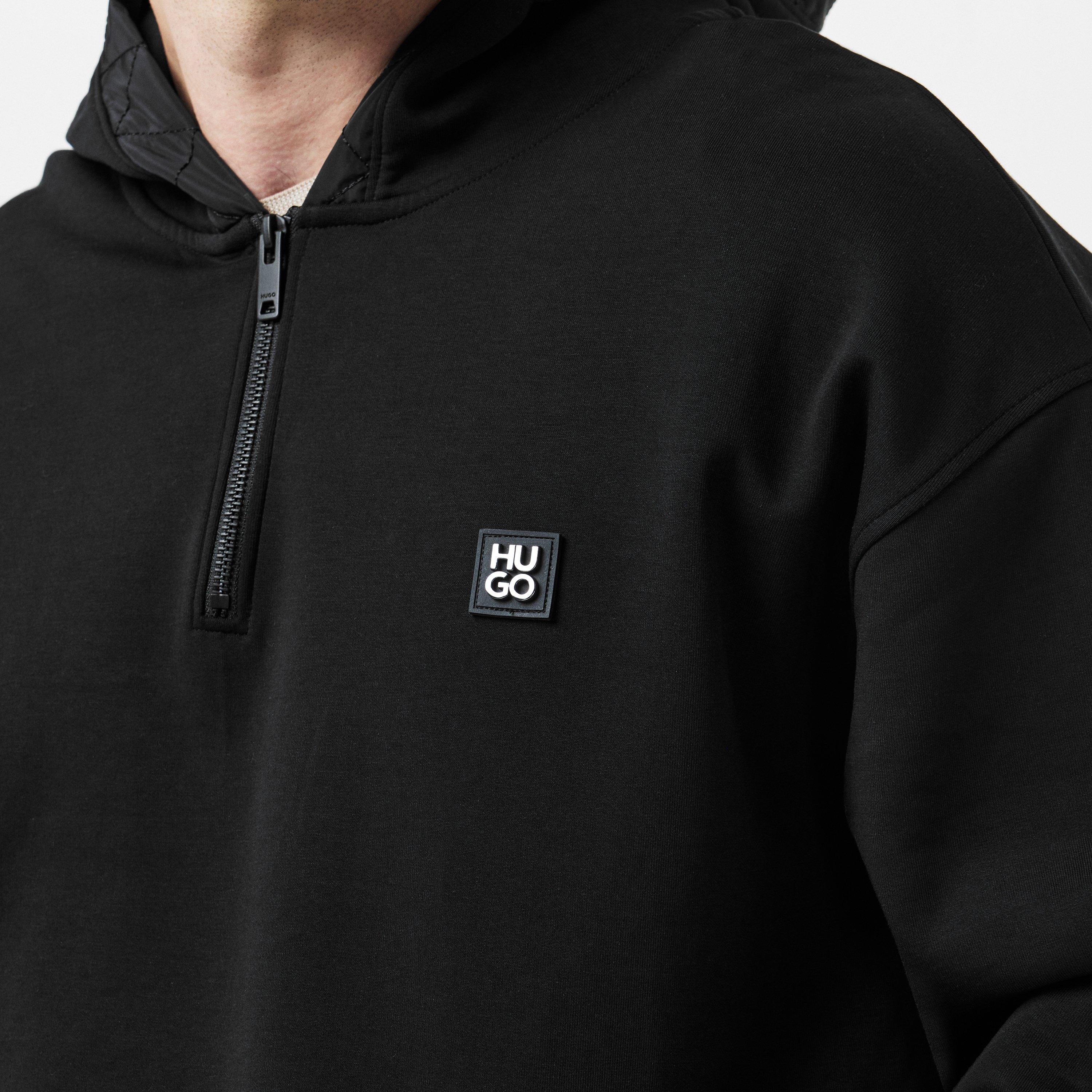 Black 001 - Hugo - Men's Dokmani Hoodie - 5