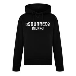 DSquared2 Logo Print Hoodie