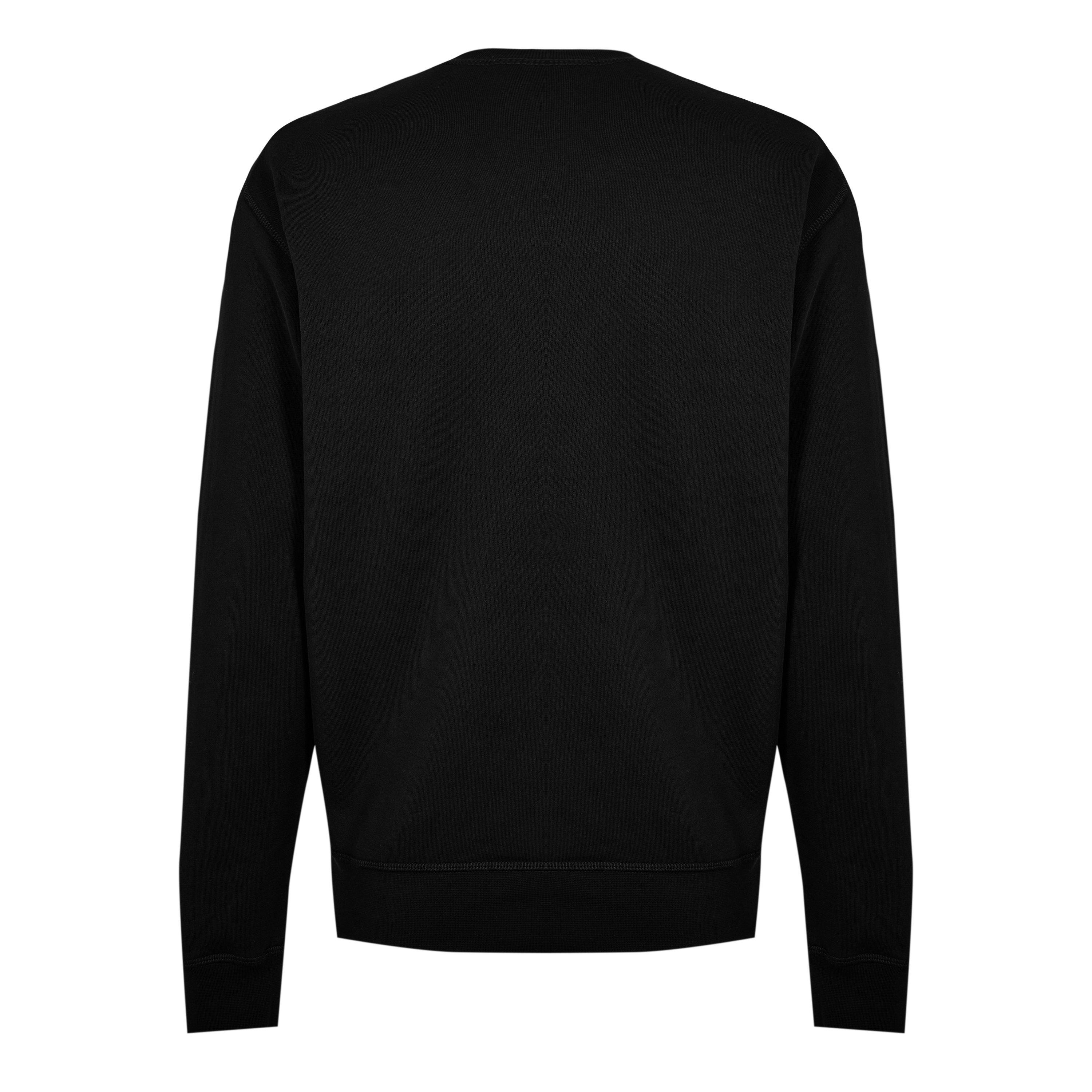 Black White - DSquared2 - Logo Print Sweatshirt - 2