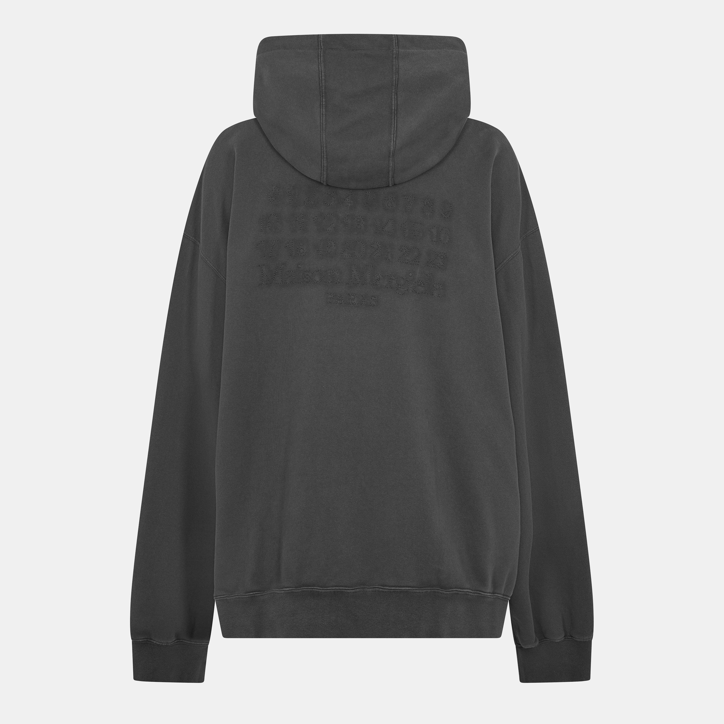 Washed black - Maison Margiela - Men's Full Zip Hoodie - 2