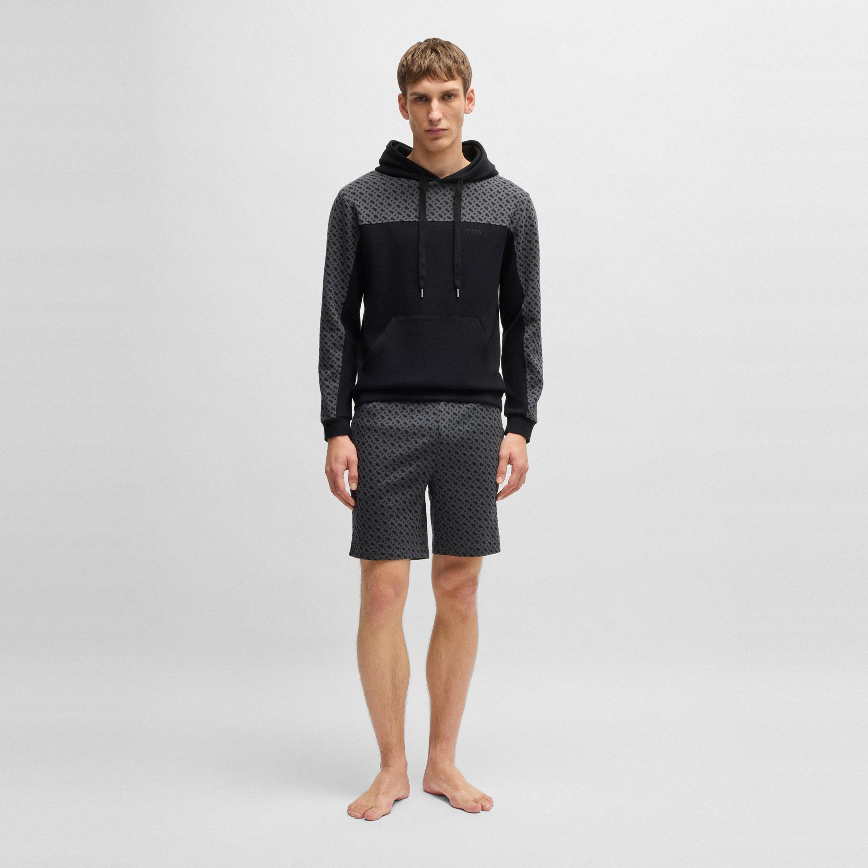 Black 001 - Boss - Men's LukeMono Hoodie, Mono Design - 5