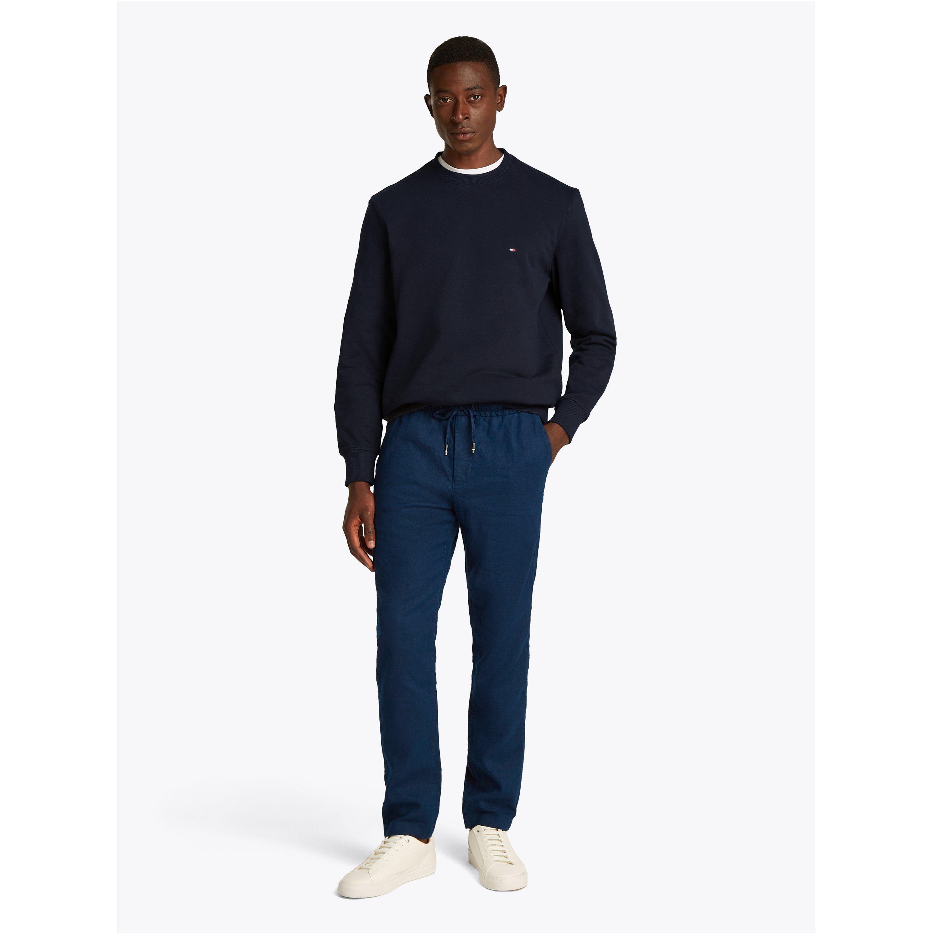 Navy - Tommy Hilfiger - ESSENTIAL TERRY CREWNECK - 3