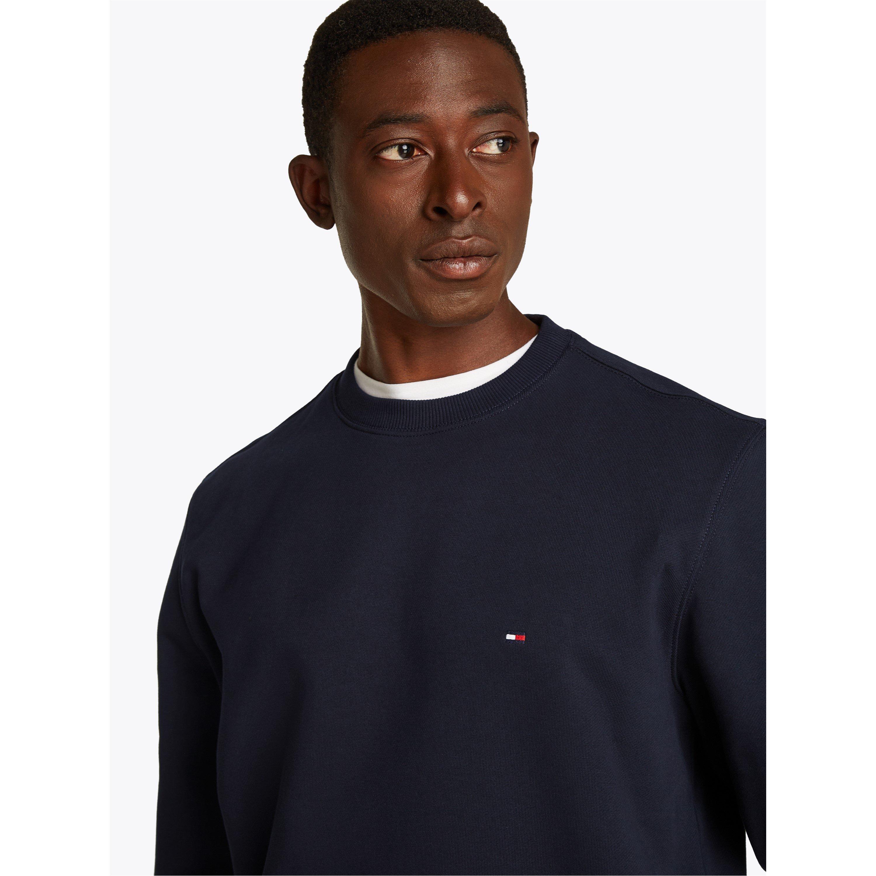 Navy - Tommy Hilfiger - ESSENTIAL TERRY CREWNECK - 5