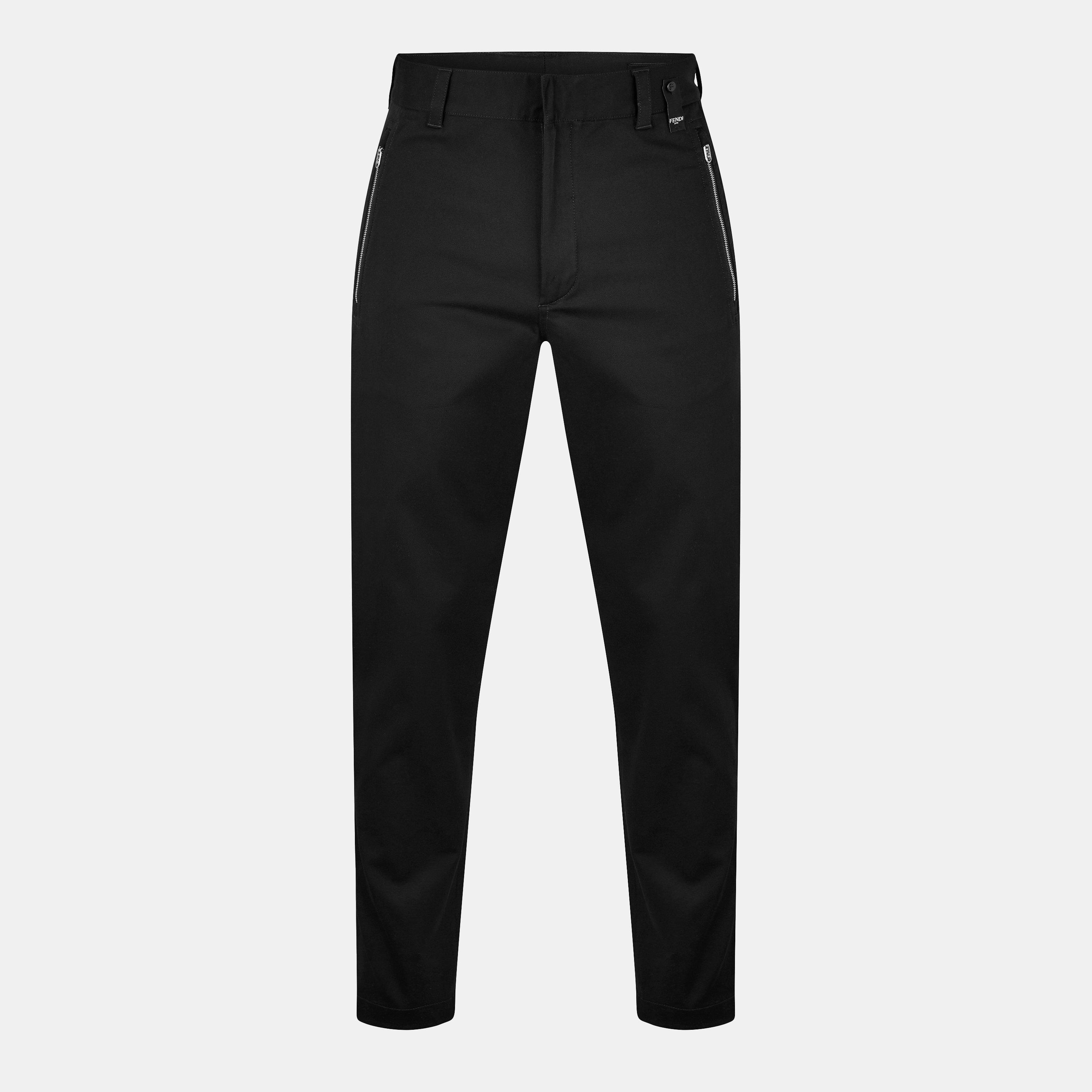 Black - Fendi - Rich Gab Straight Trousers - 1
