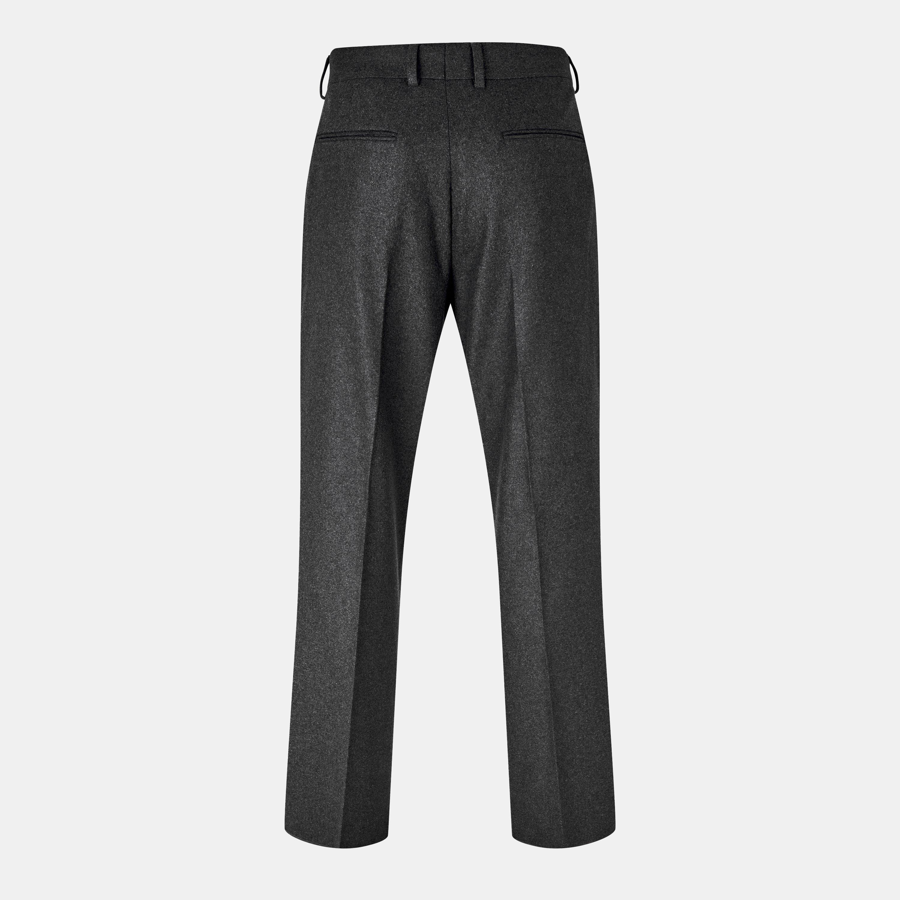 Grey - Fendi - Cashmere Trousers - 2
