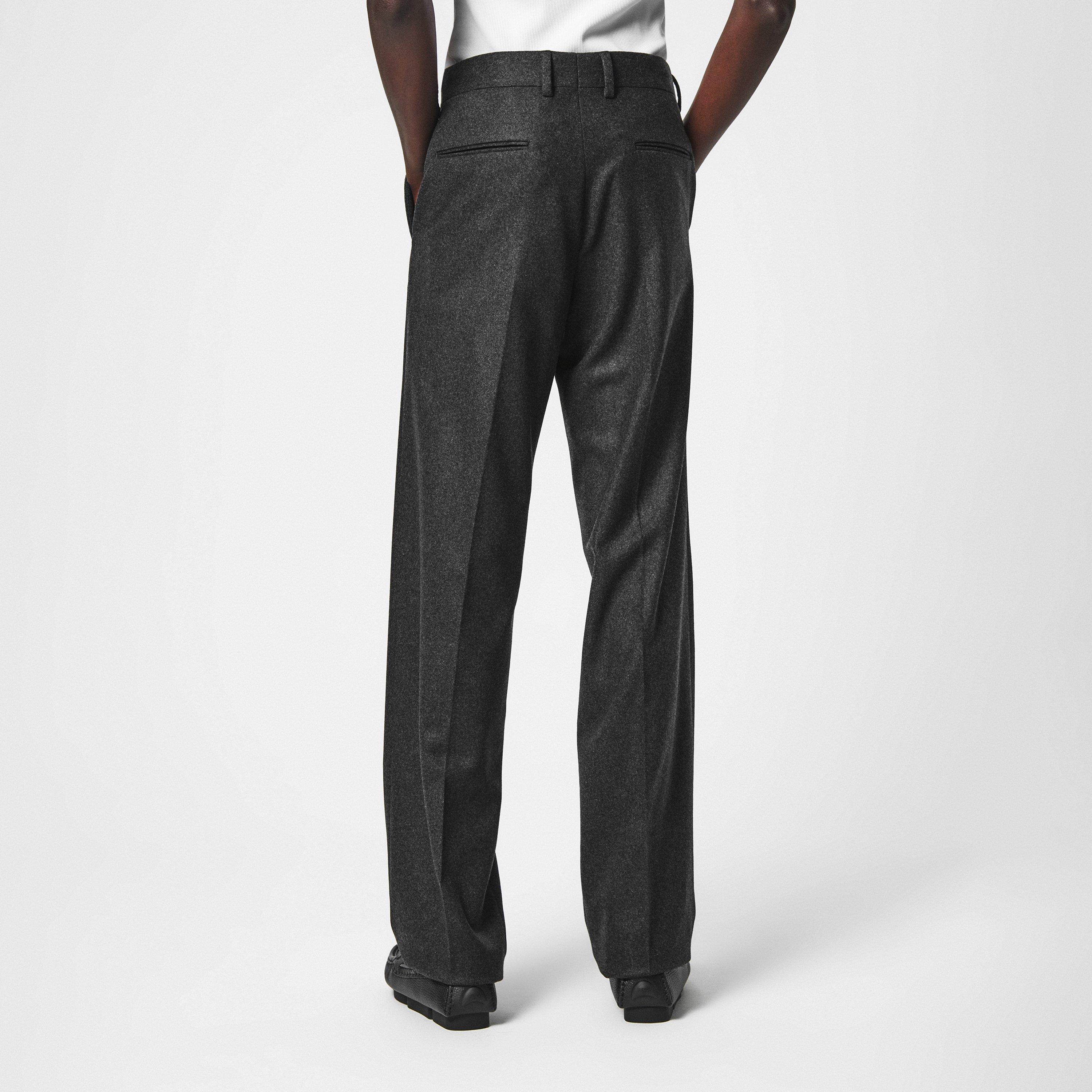 Grey - Fendi - Cashmere Trousers - 4