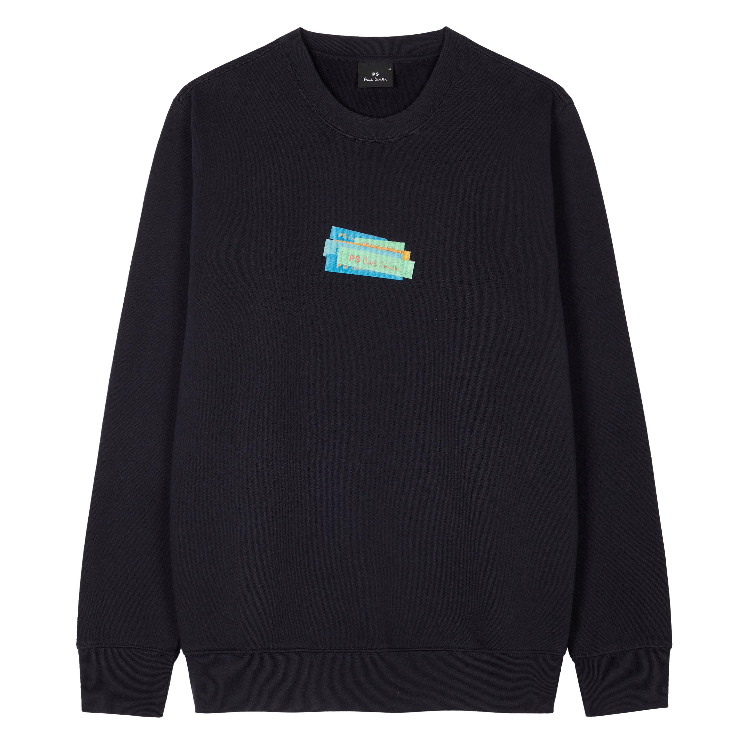 Blue 49 - PS Paul Smith - Men's Block Crew-Neck Crew Sweatshirt - 1