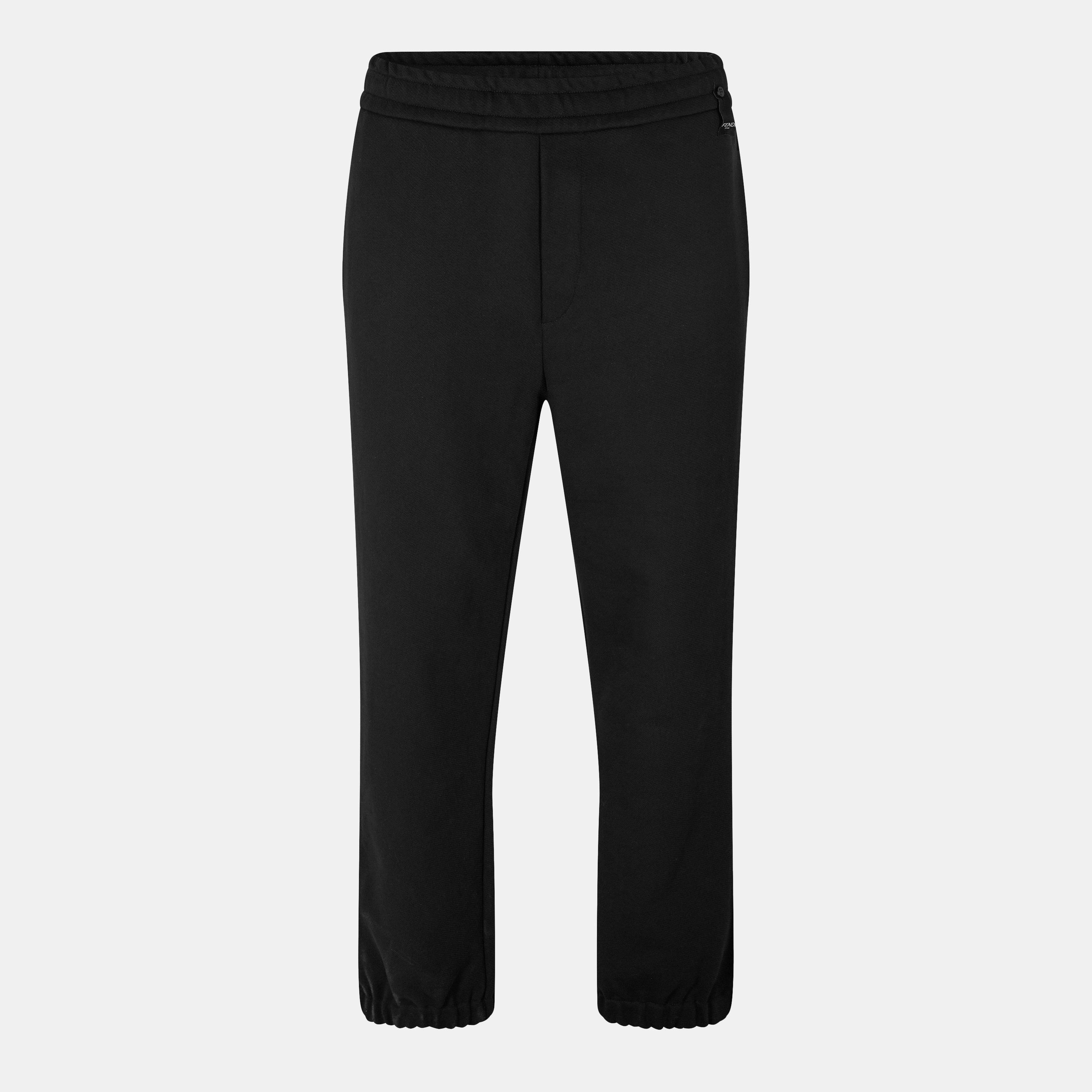 Fendi Metal Ff Joggers - Black - Size M (48)