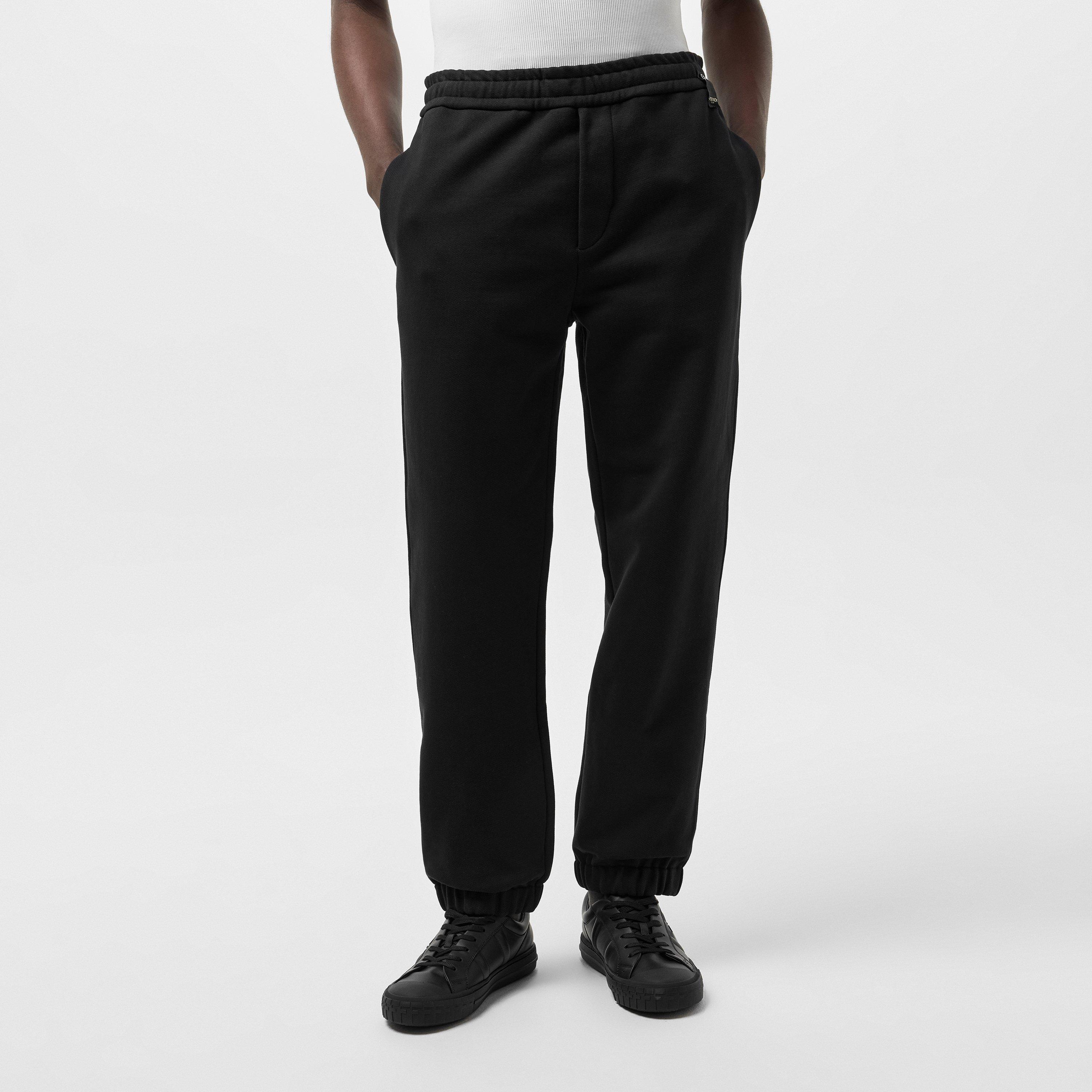 Black - Fendi - Metal Ff Joggers - 3