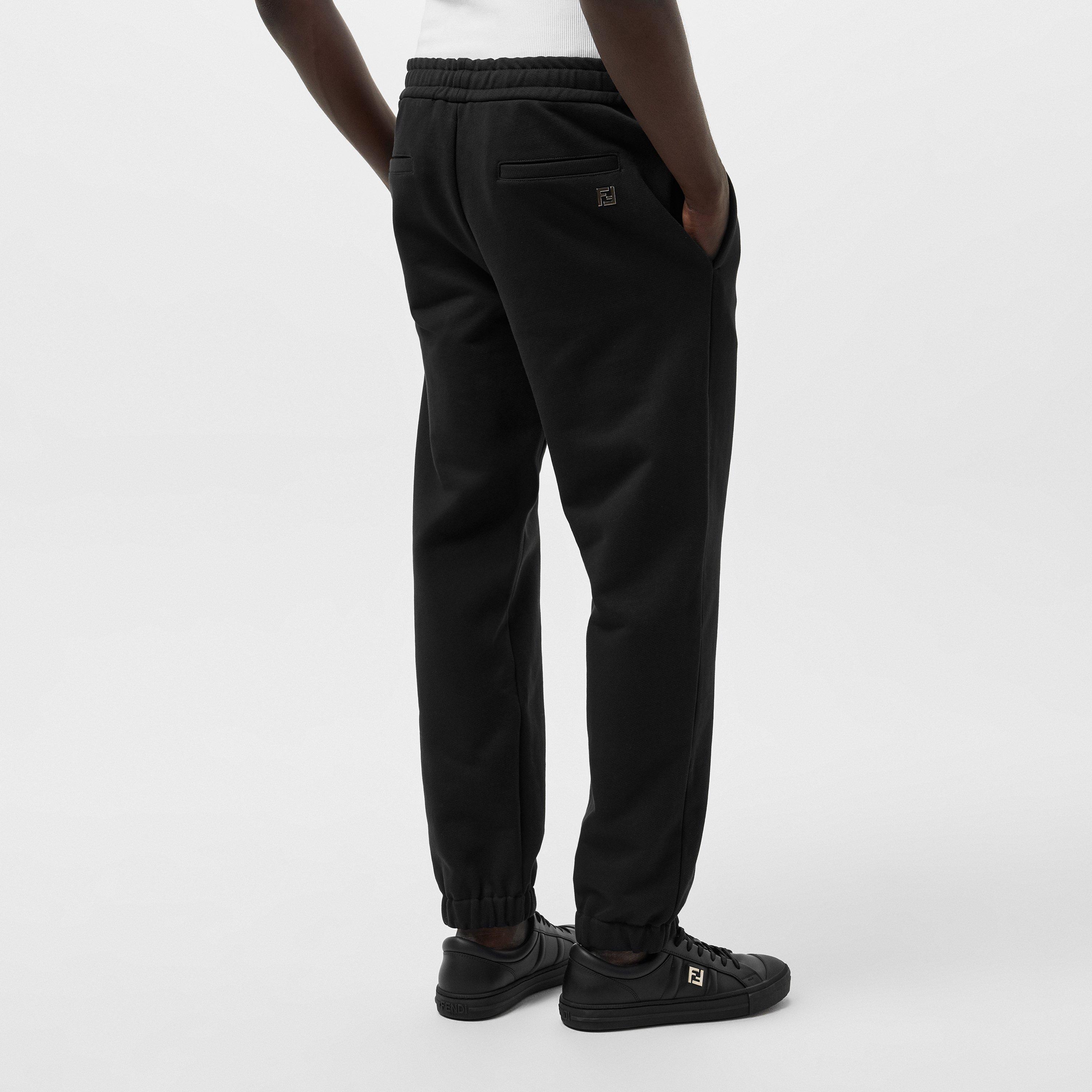 Black - Fendi - Metal Ff Joggers - 4