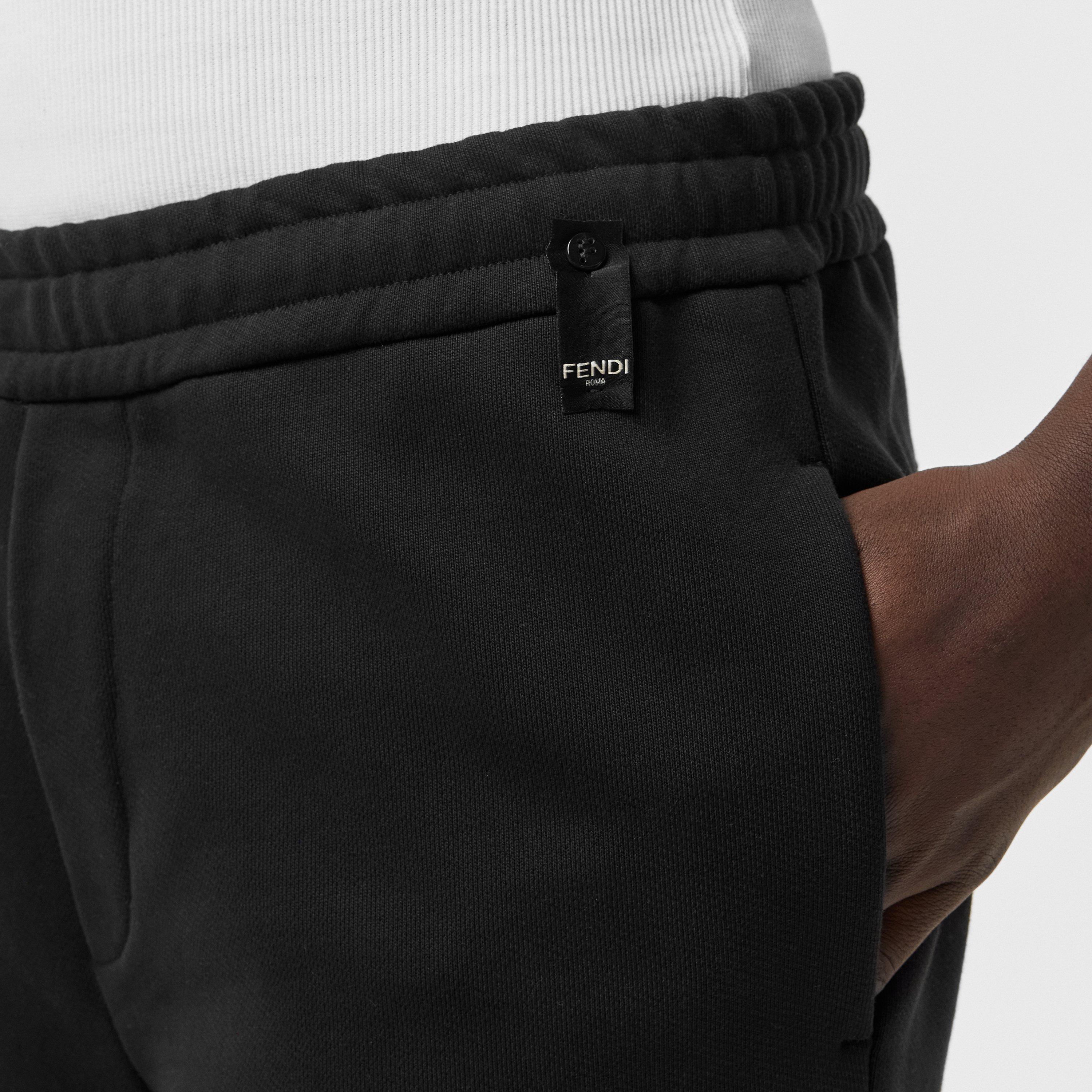 Black - Fendi - Metal Ff Joggers - 5