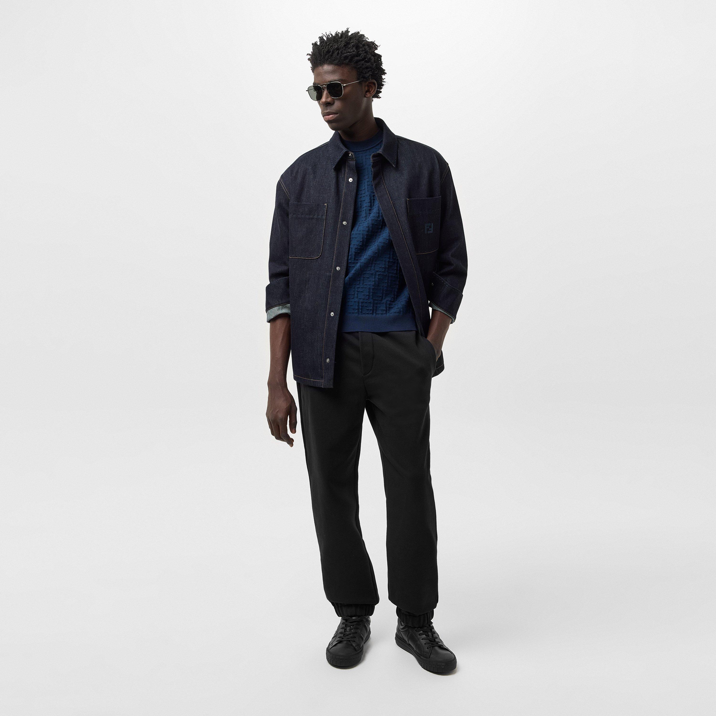 Black - Fendi - Metal Ff Joggers - 6